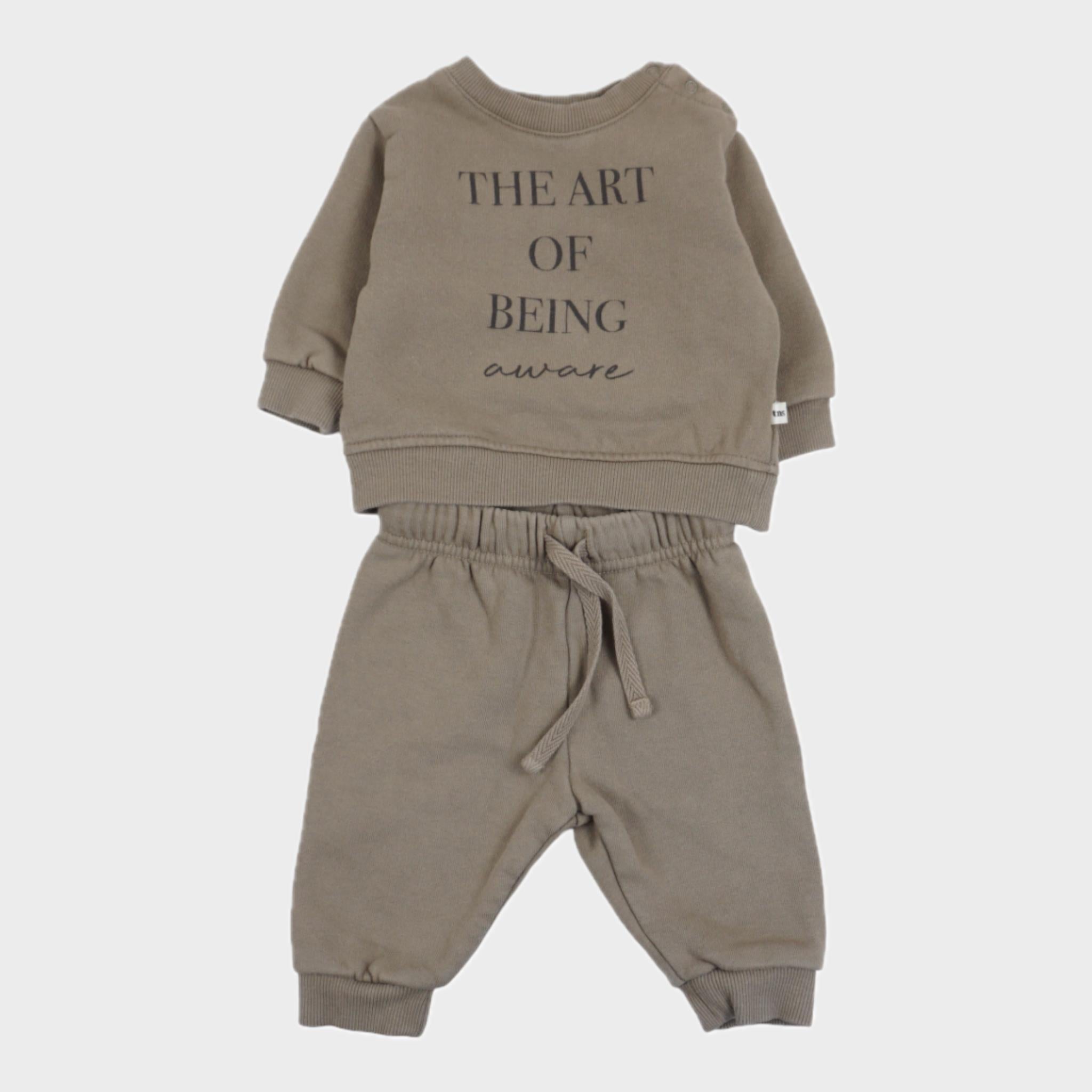 Ensemble Taupe - 3 mois