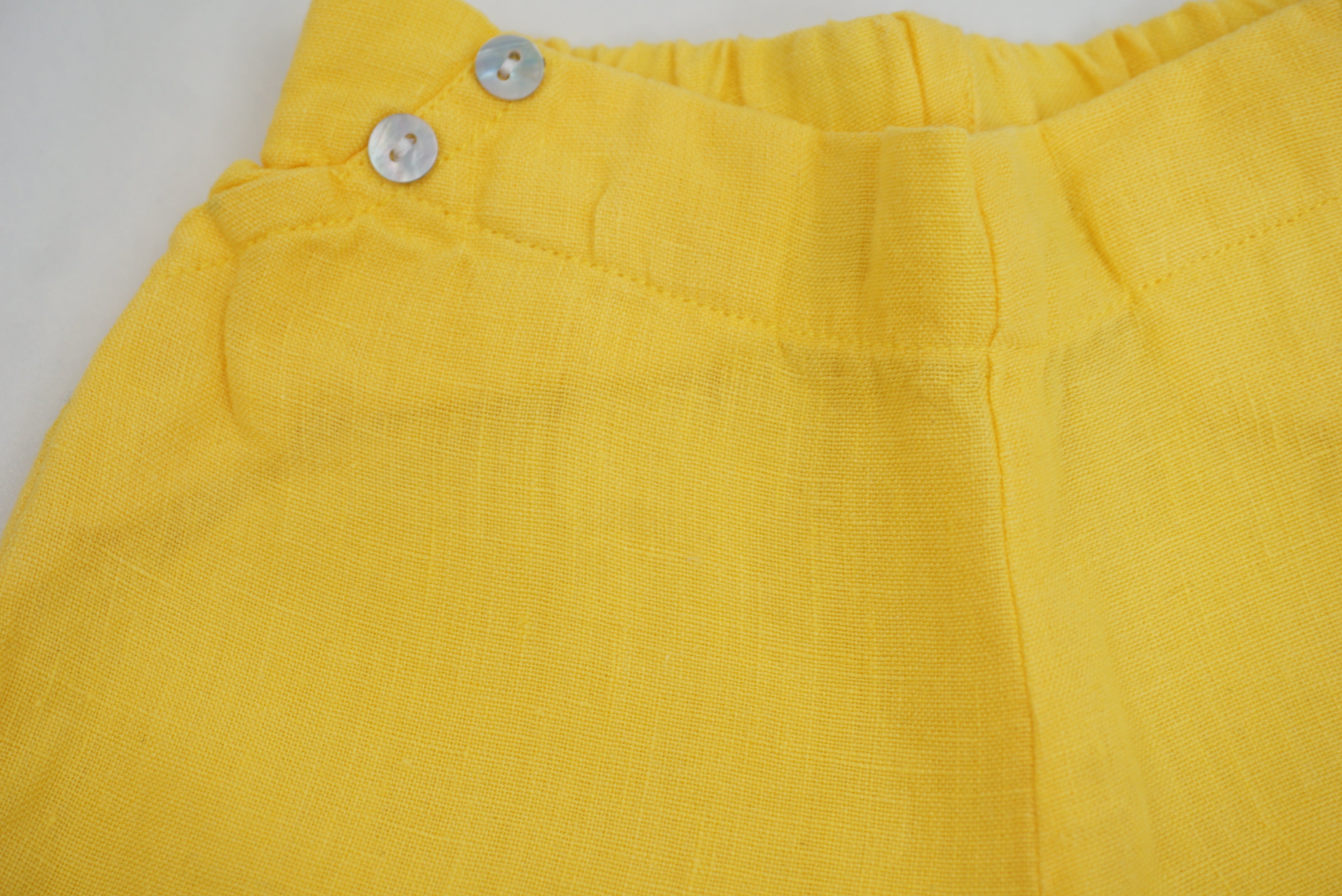 Short Jaune - 12 mois