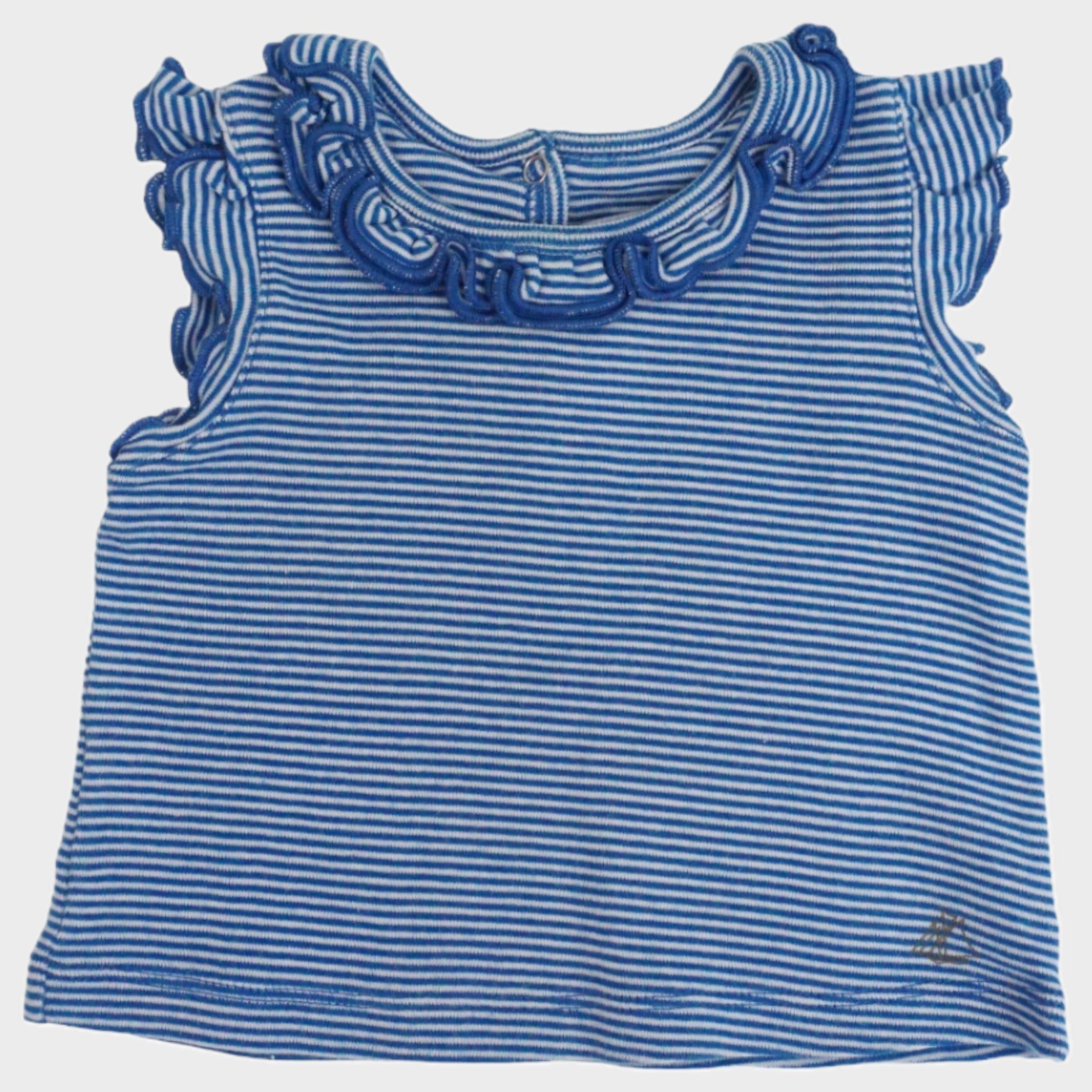 Débardeur Bleu - 3 mois