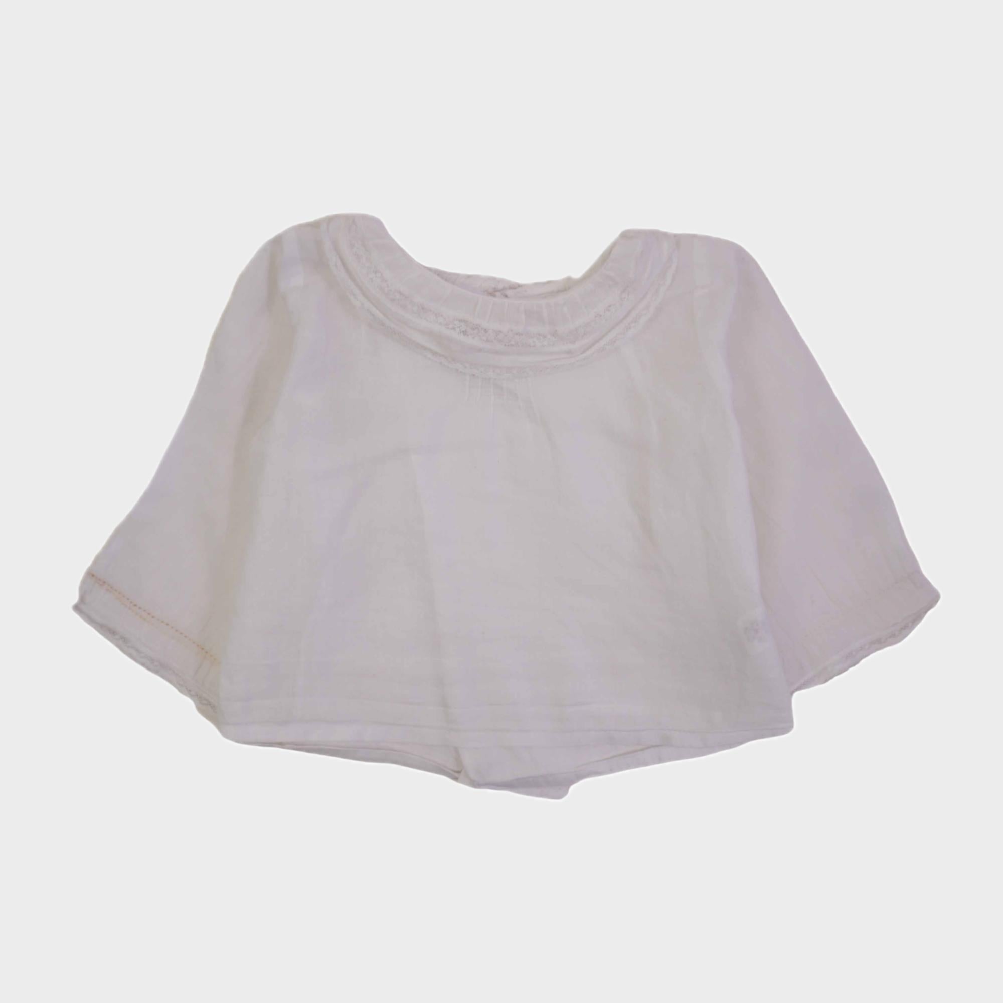 Blouse Blanc - 3 mois