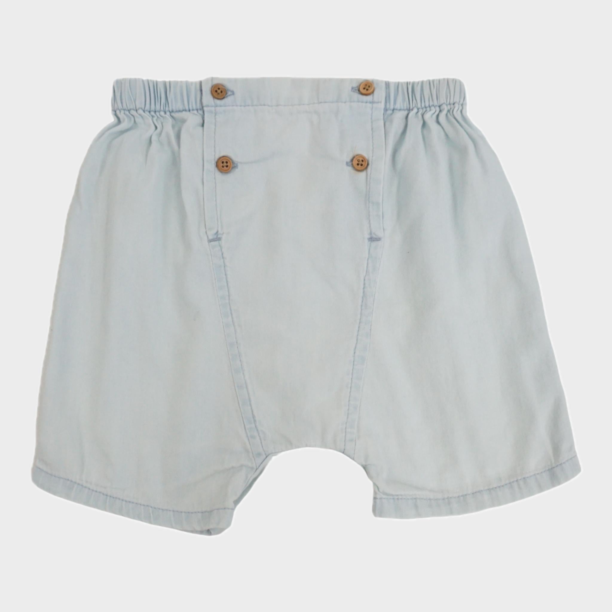 Short Bleu - 12 mois