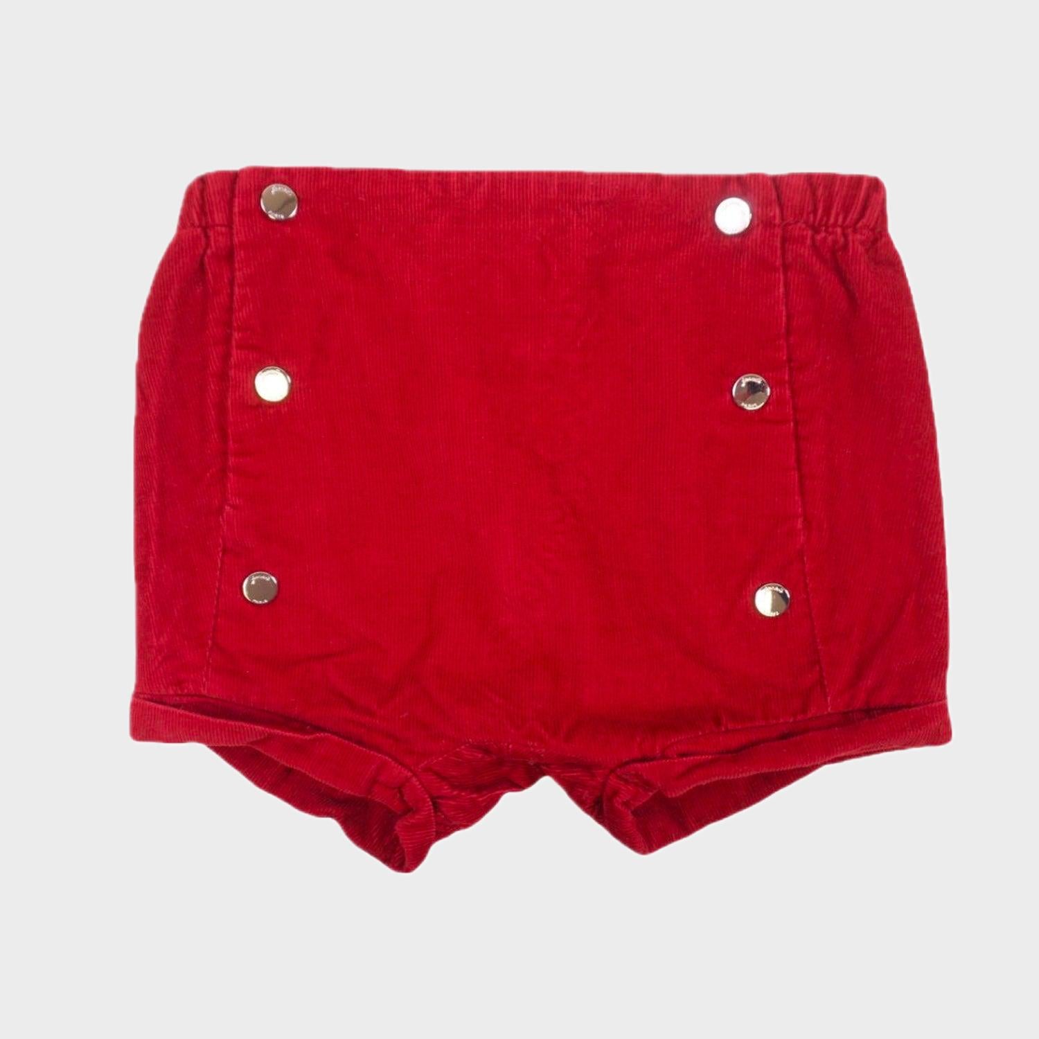 Short Rouge - 6 mois