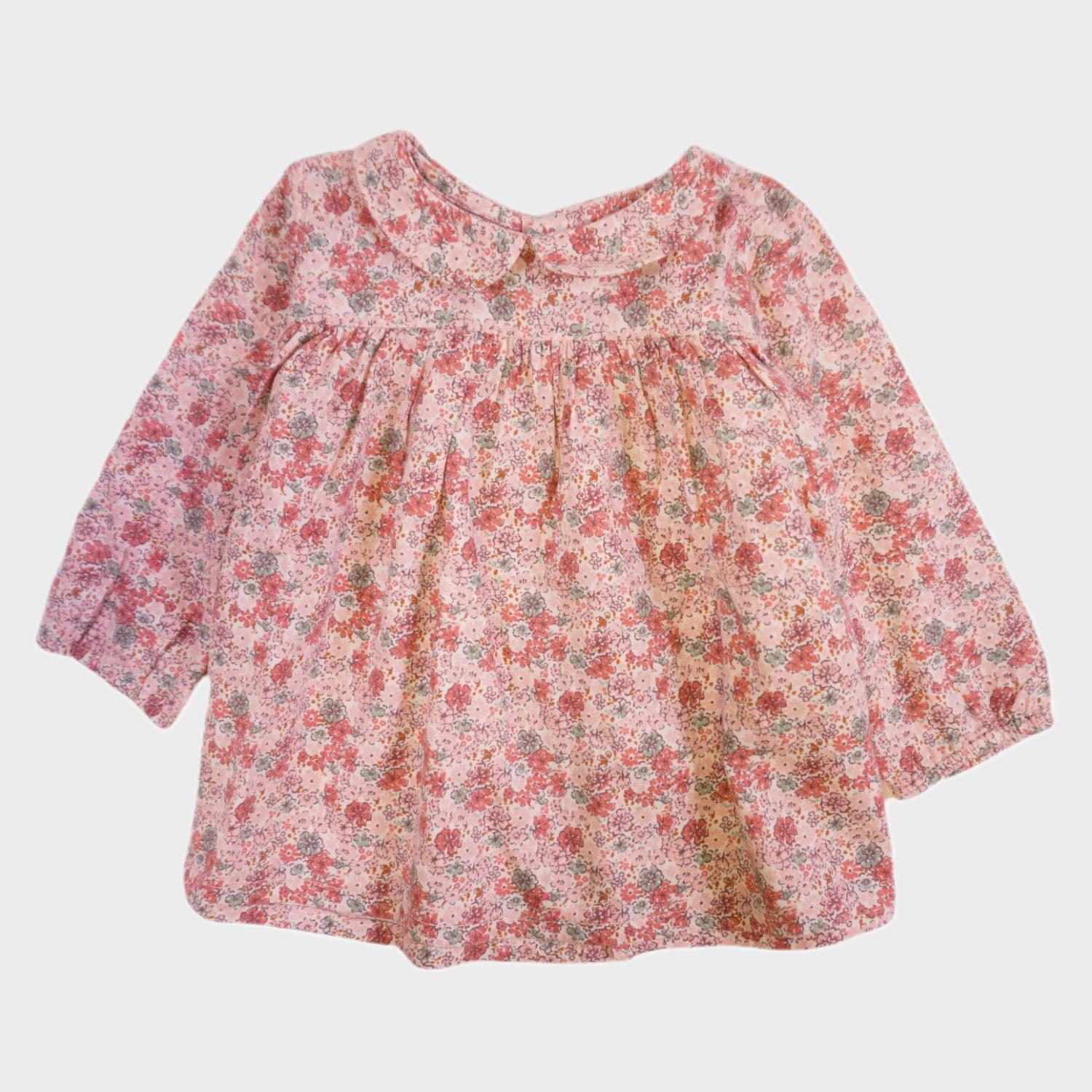 Blouse Rose - 12 mois