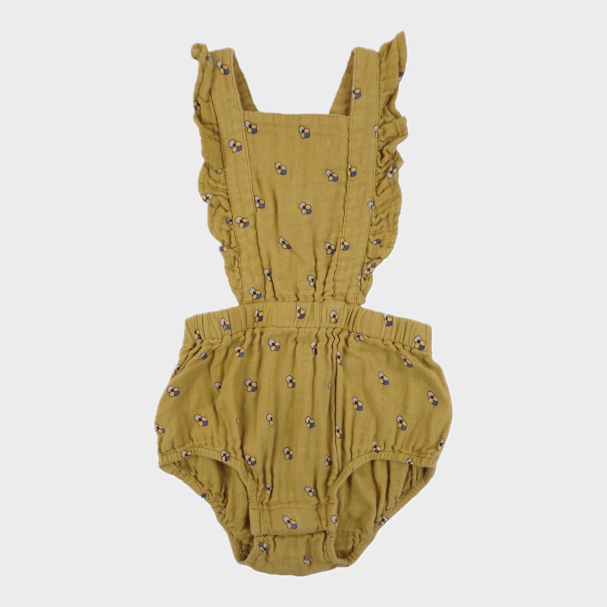 Barboteuse Moutarde - 12/18 mois