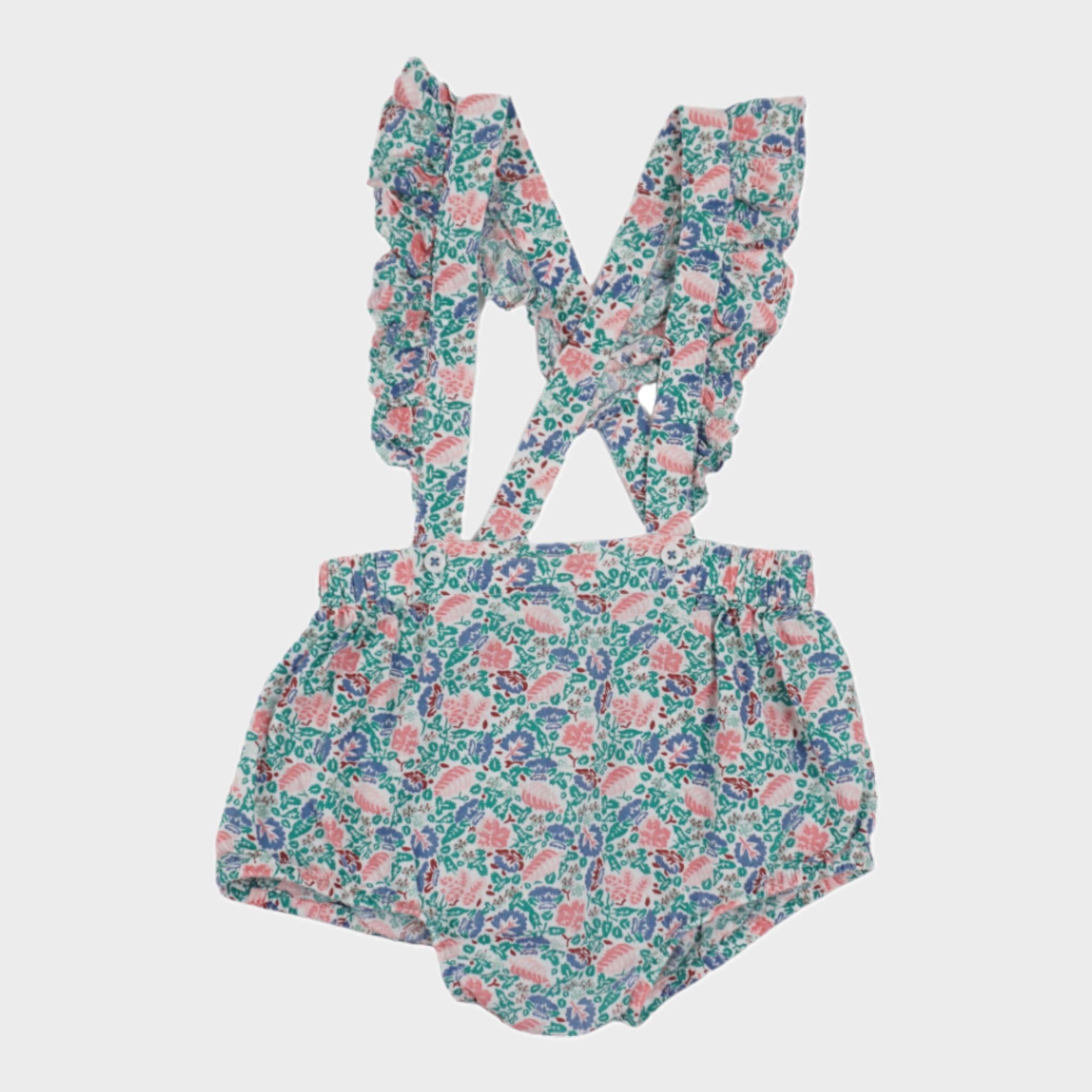 Bloomer à bretelles Multicolore - 12 mois