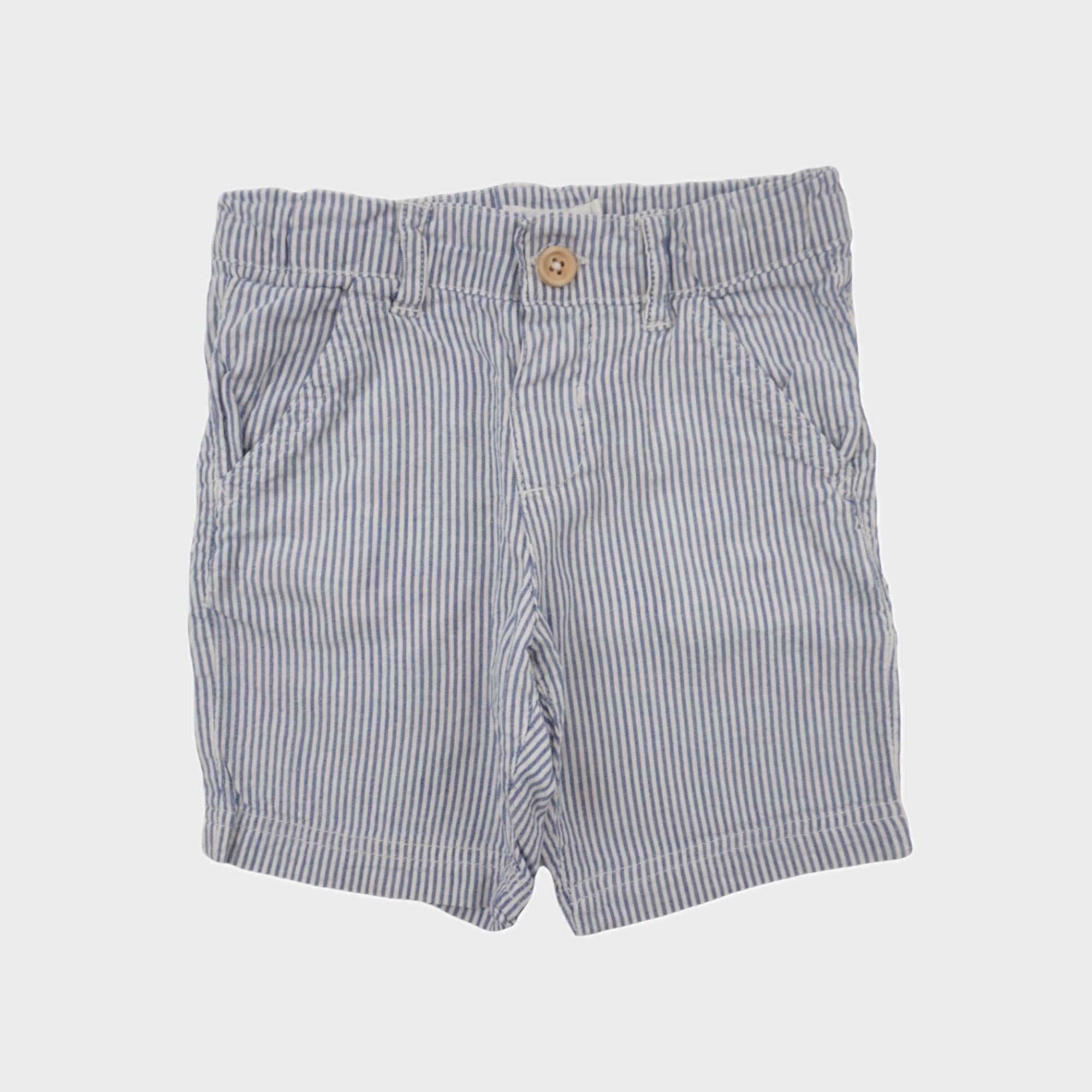 Short Bleu - 9 mois