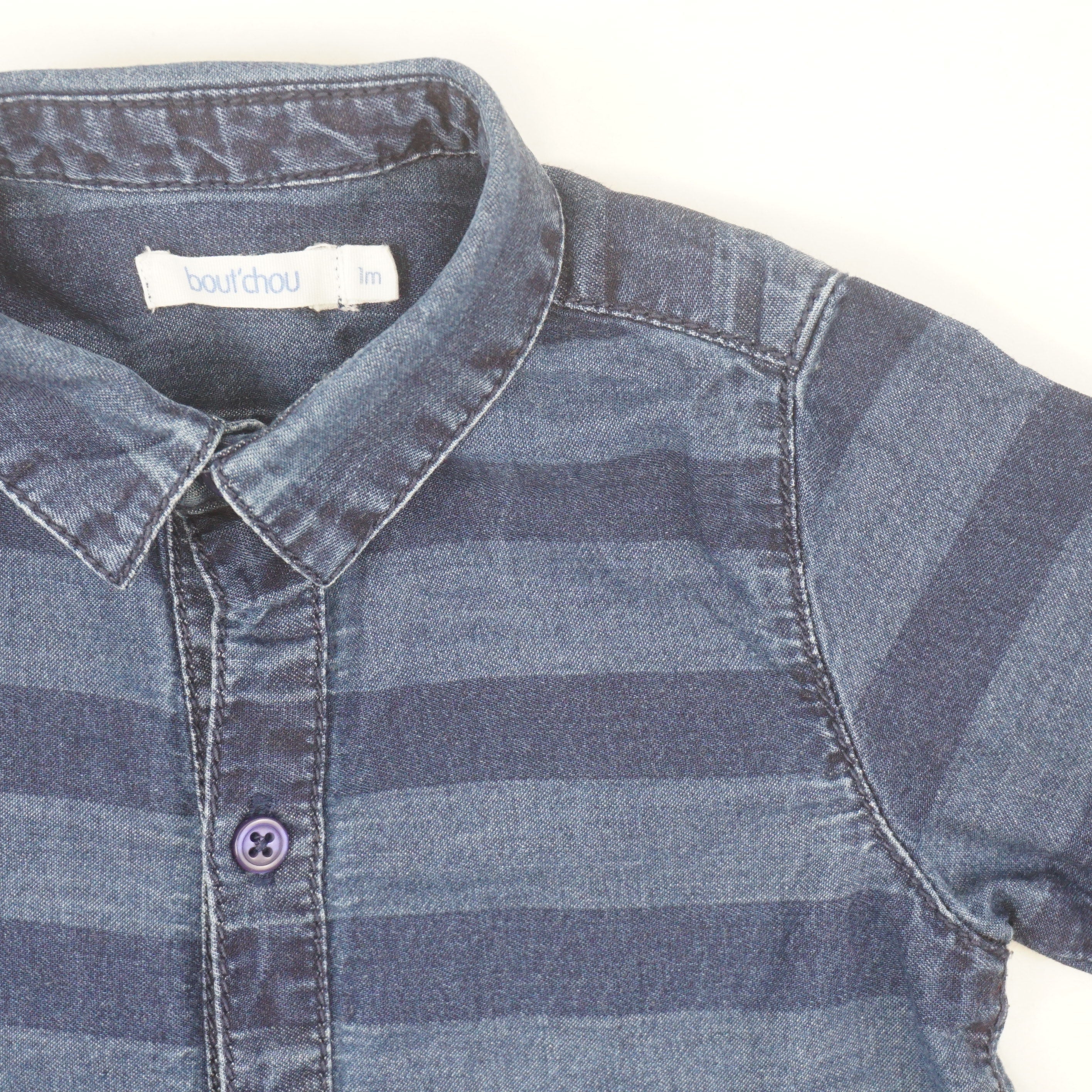 Combinaison Bleu - 1 mois