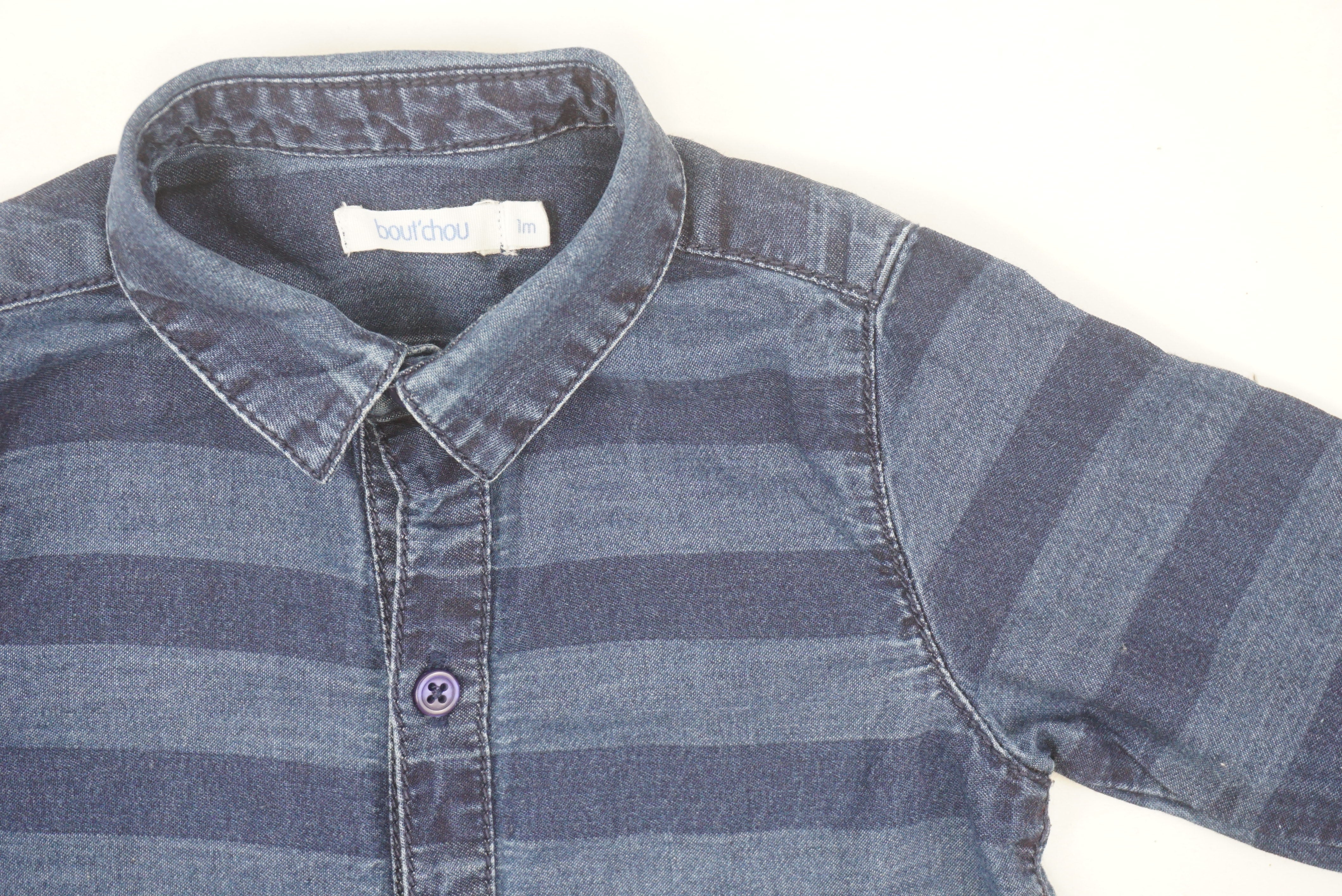 Combinaison Bleu - 1 mois