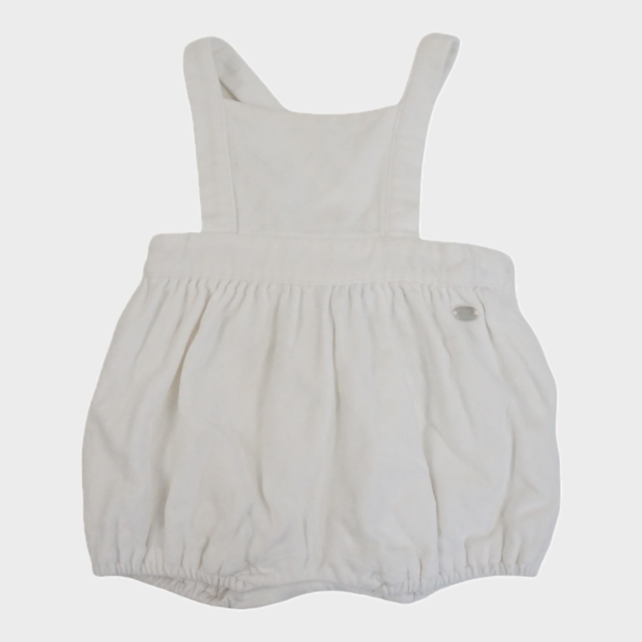 Barboteuse Blanc - 12 mois