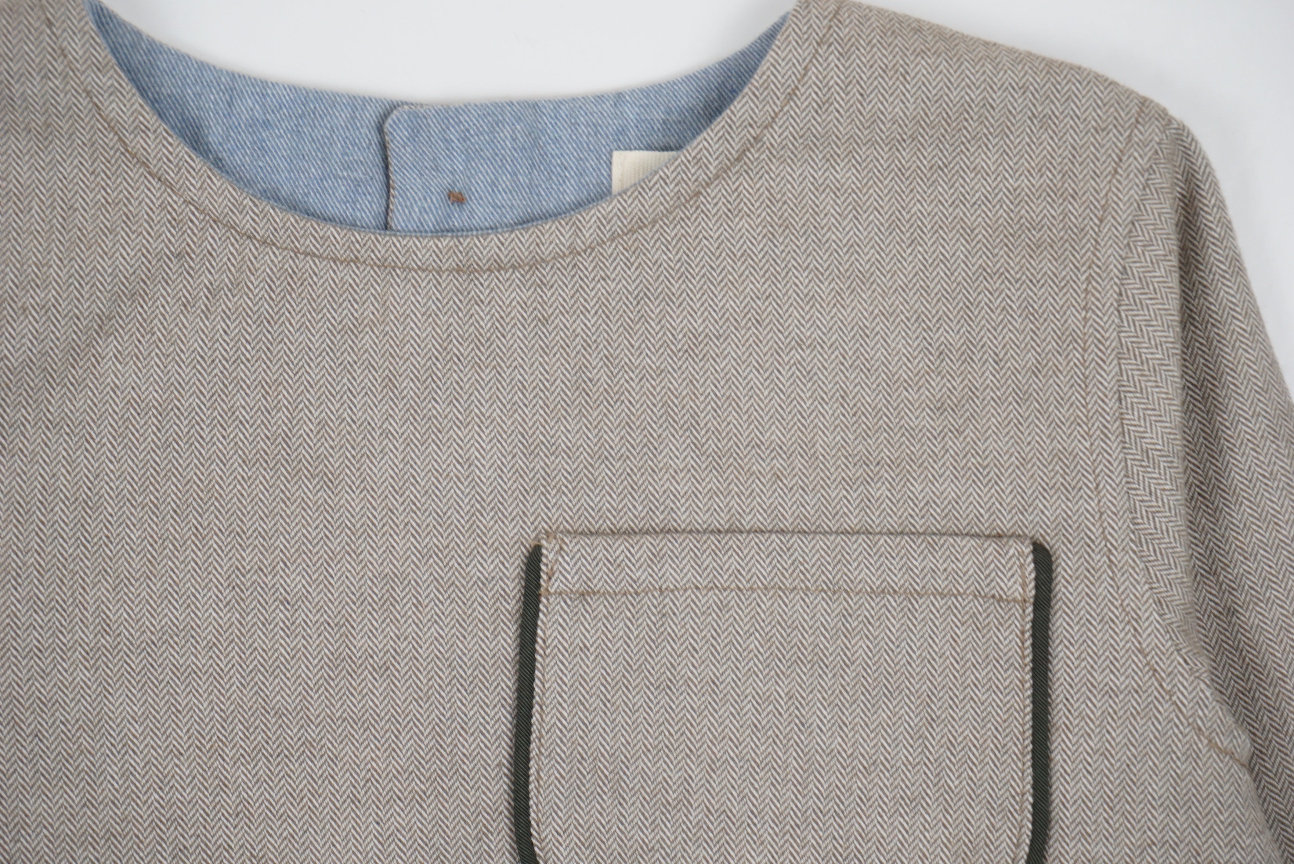 Blouse Taupe - 8 ans (neuf)