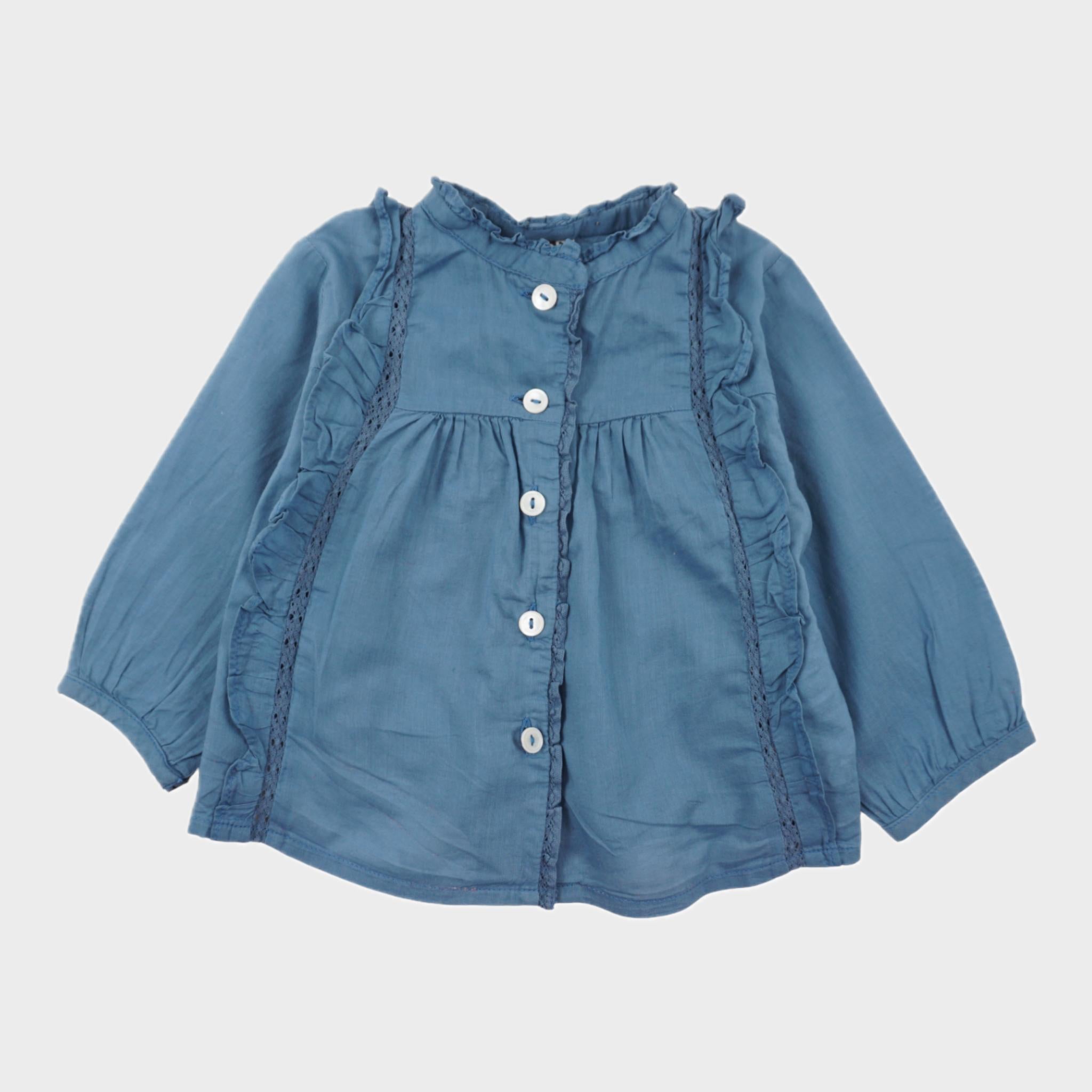 Blouse Bleu - 6 mois