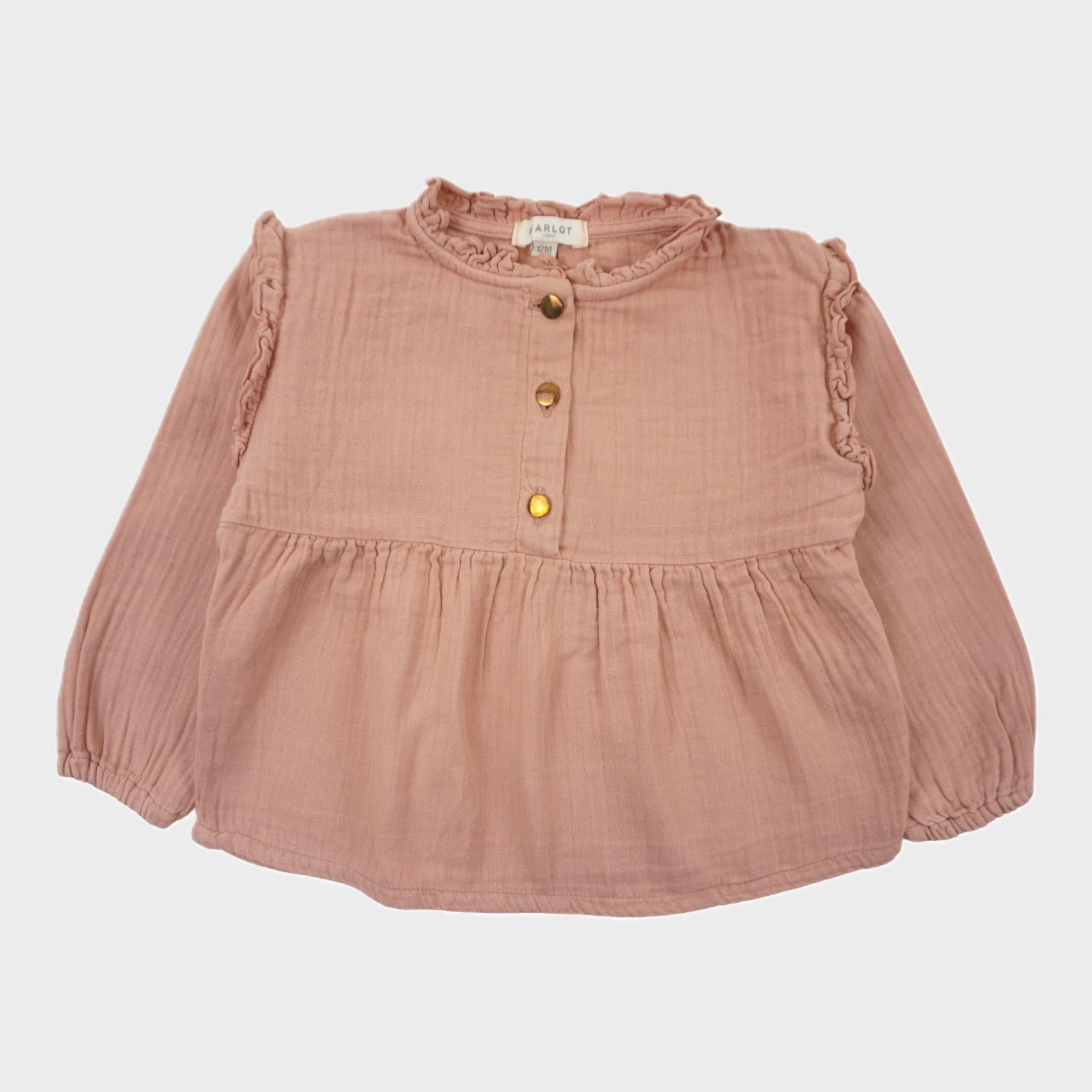 Blouse Rose - 12 mois