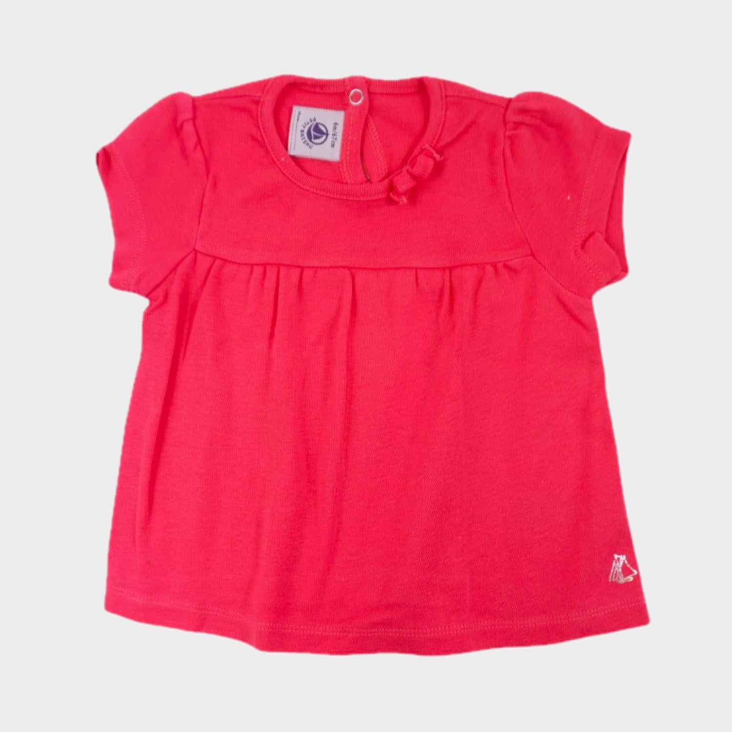 T-shirt Rose - 6 mois