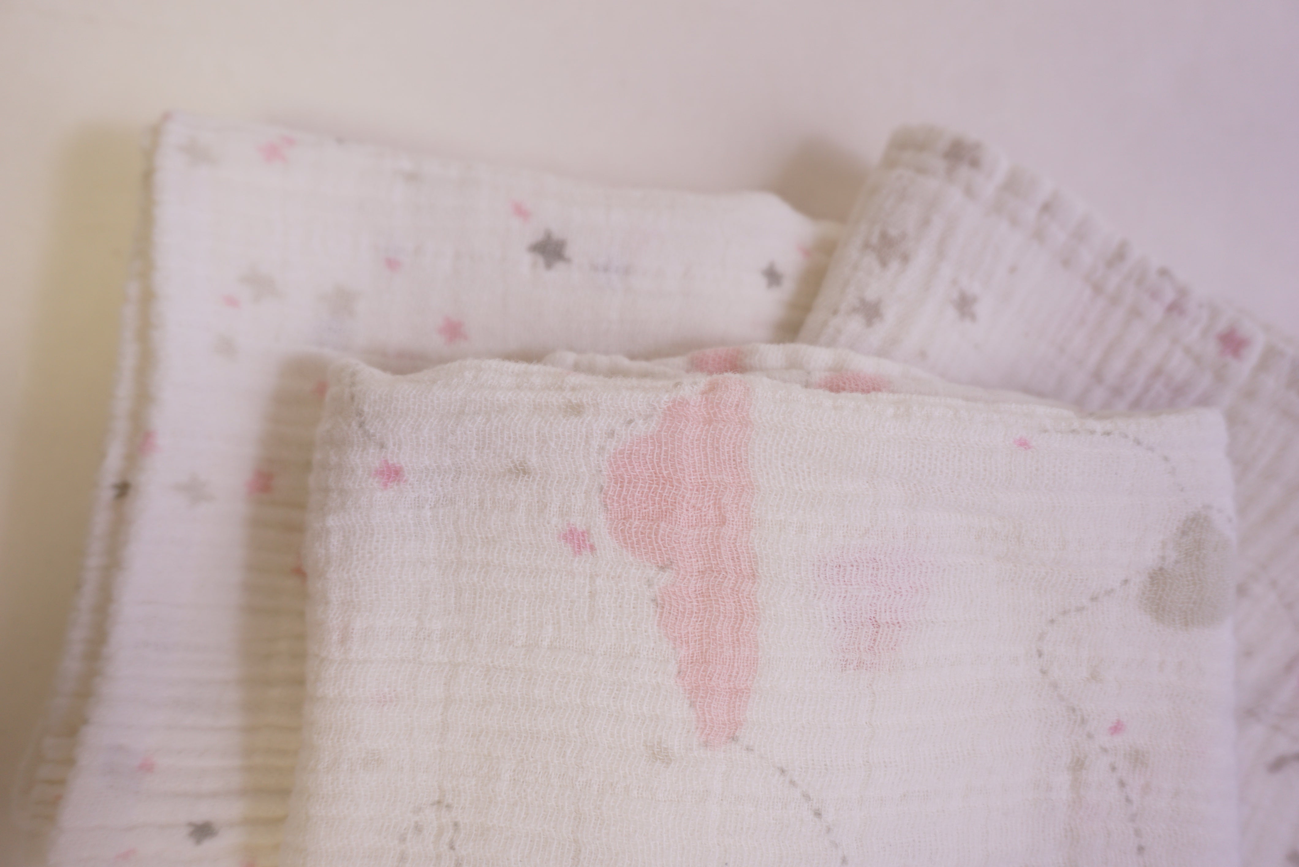 Lot de 3 langes Blanc