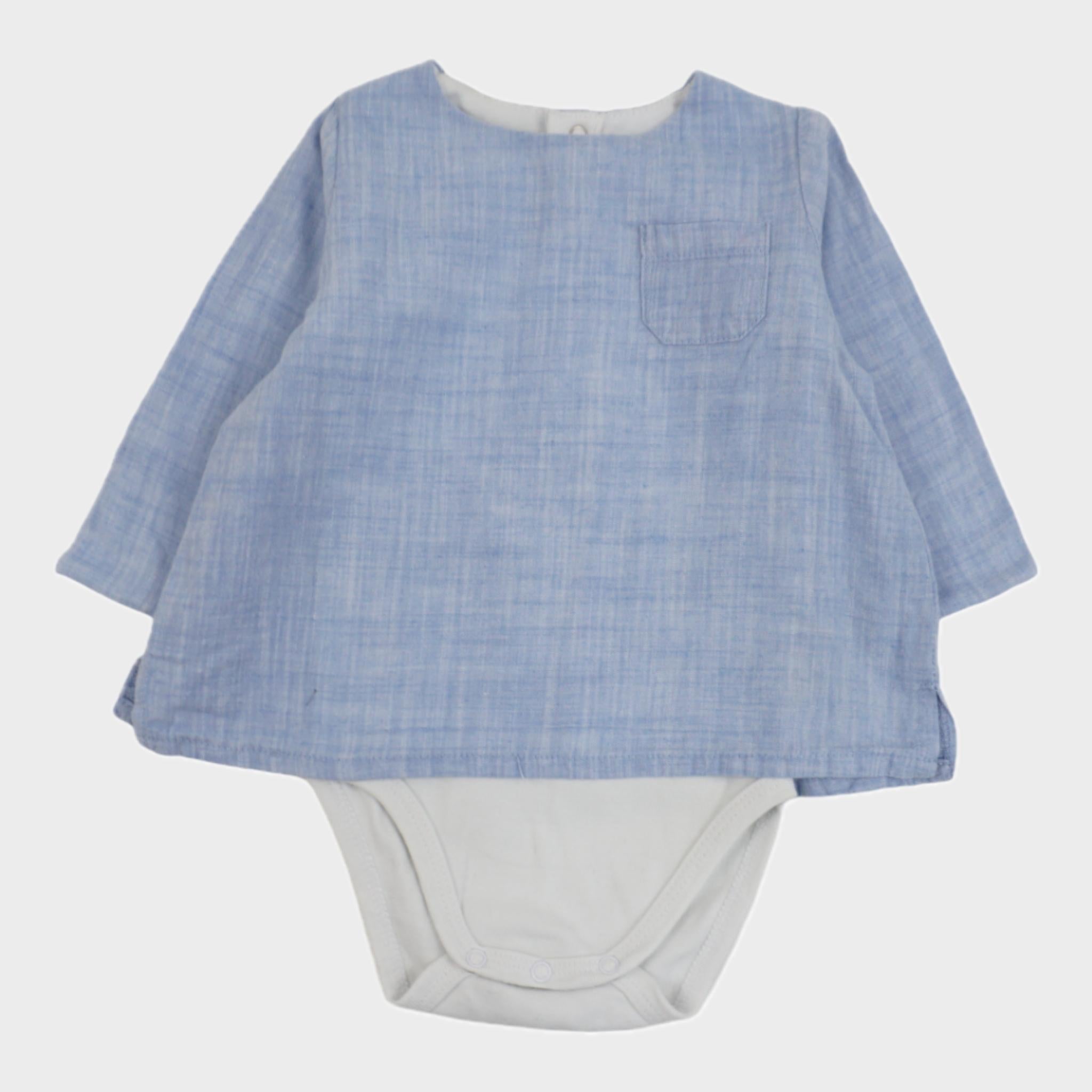 Body blouse Bleu - 9 mois