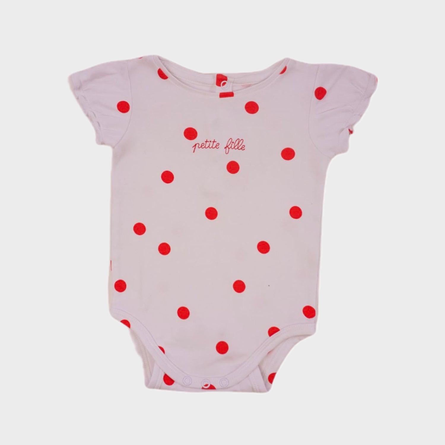 Body Blanc - 6/12 mois