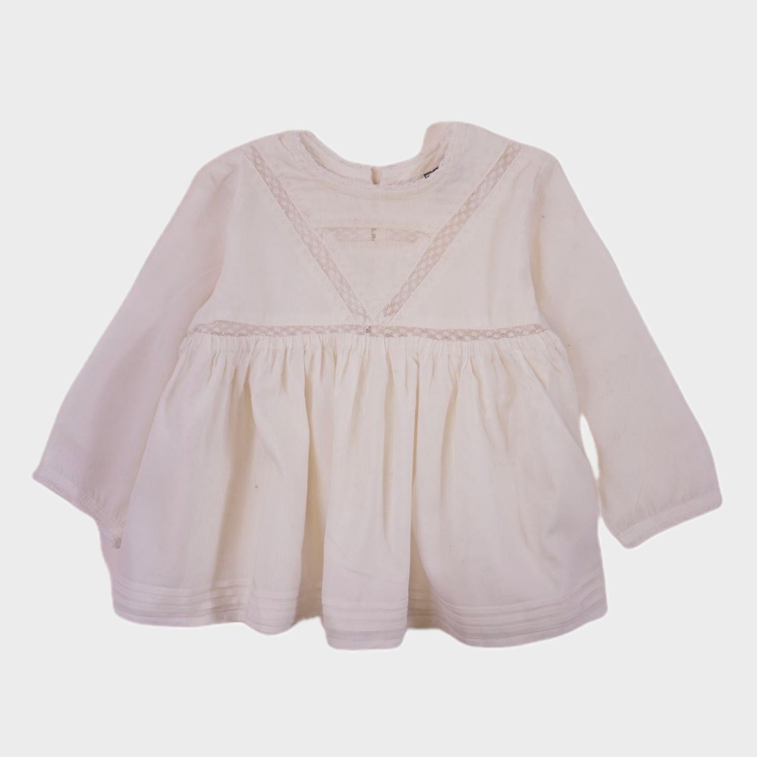 Blouse Ecru - 6 mois