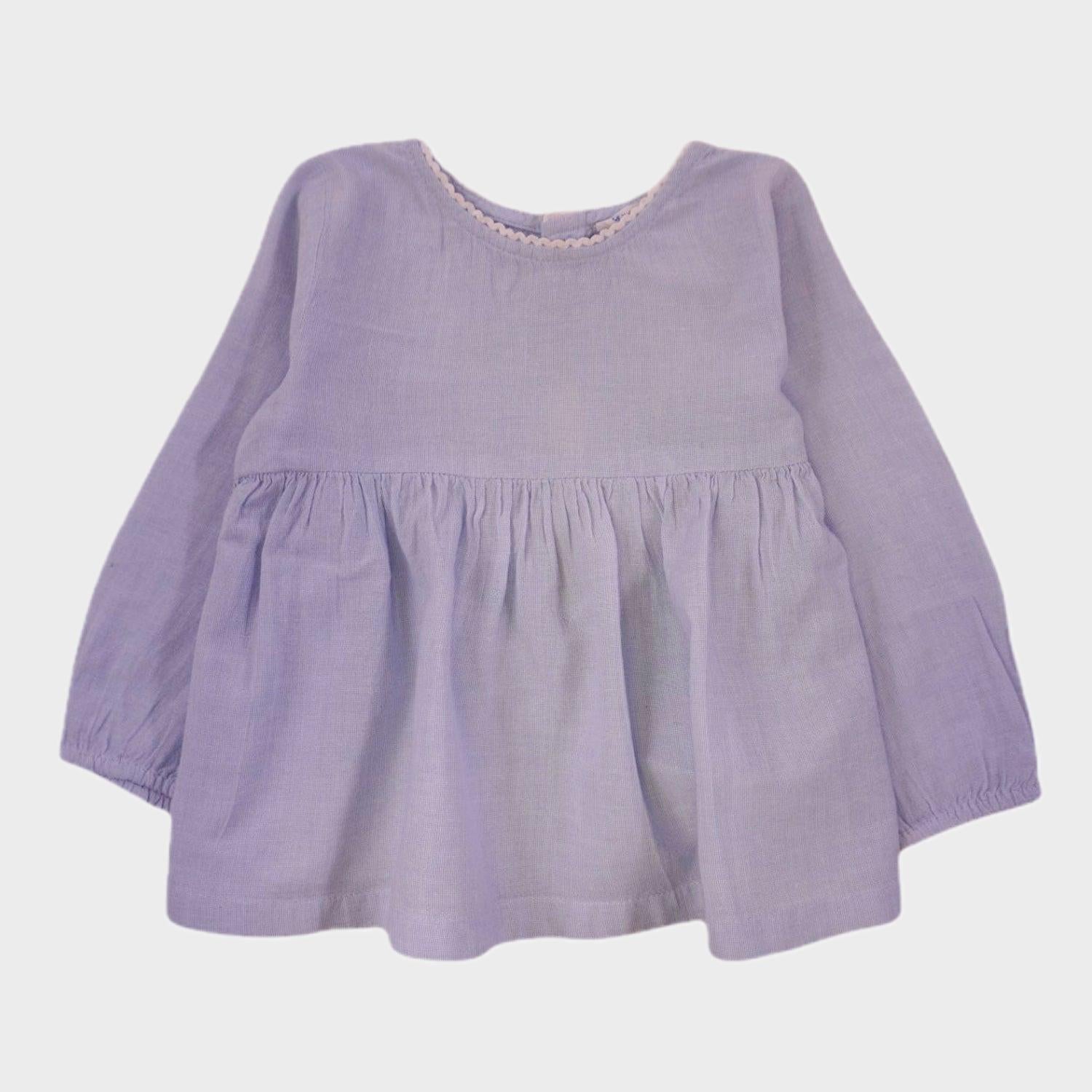 Blouse Bleu - 12 mois