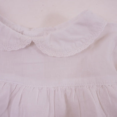 Blouse Blanc - 6 mois