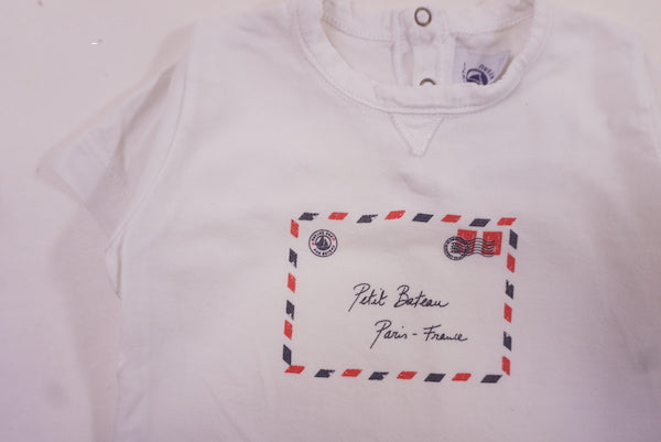 T-shirt Blanc - 6 mois