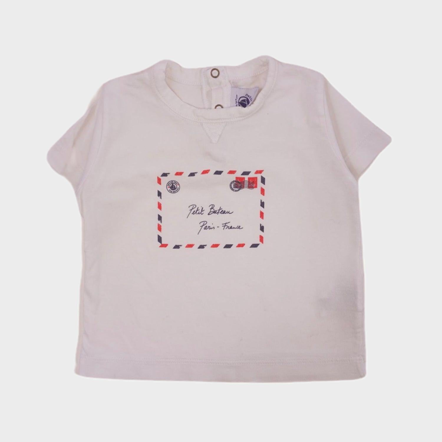 T-shirt Blanc - 6 mois