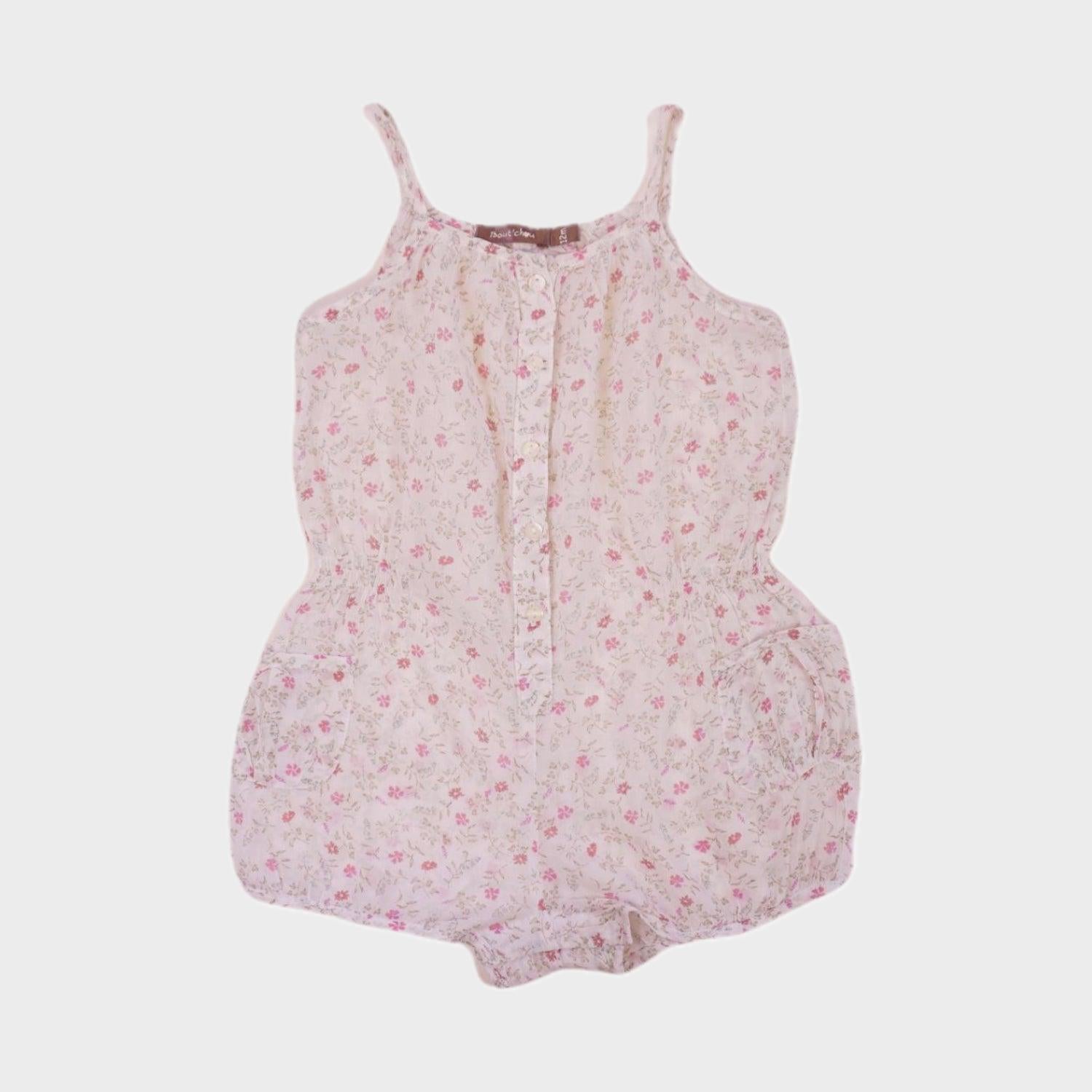 Combishort Blanc - 12 mois