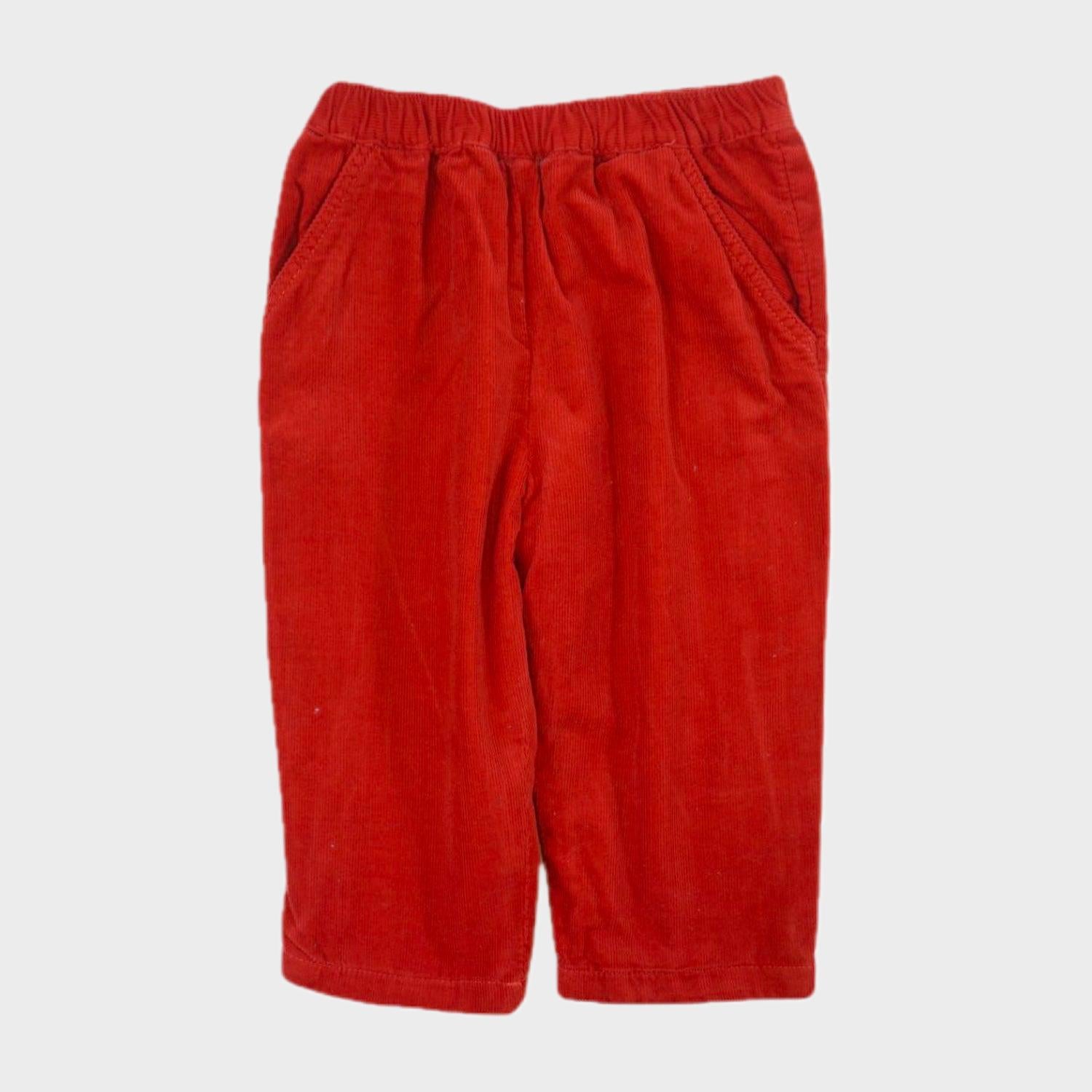 Pantalon Rouge orangé - 6 mois