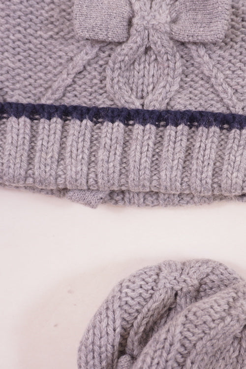 Ensemble bonnet et mouffles - 9 mois