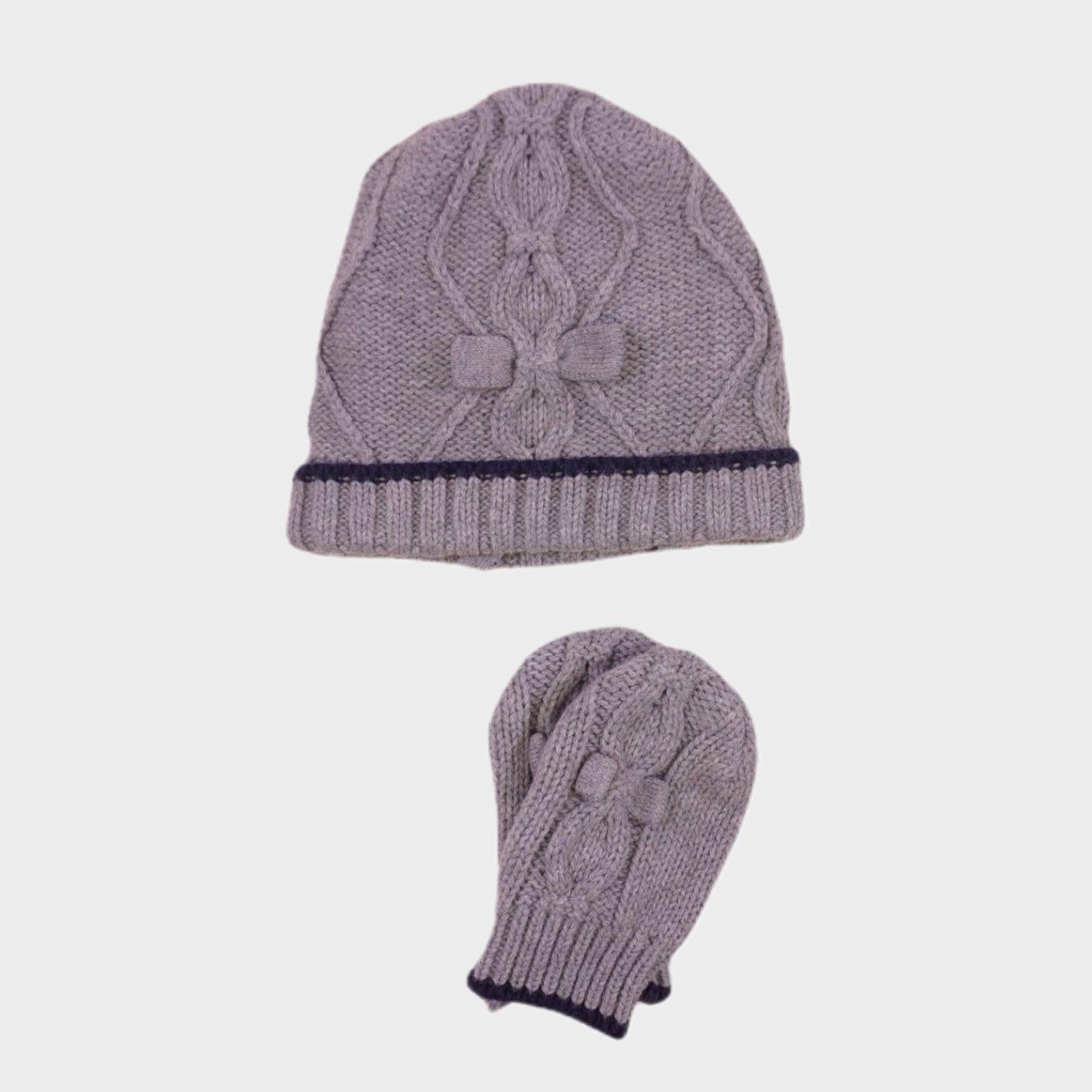 Ensemble bonnet et mouffles - 9 mois