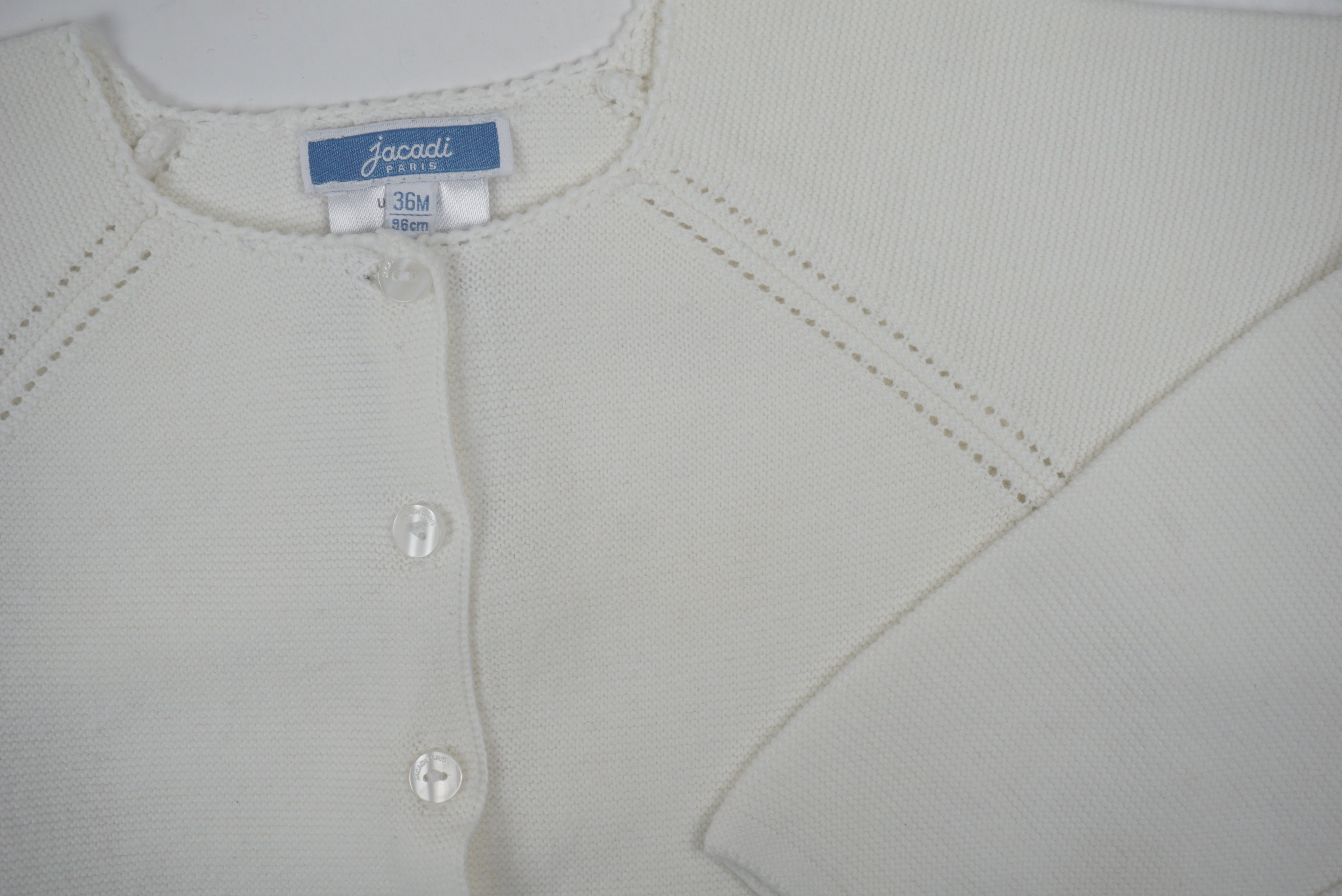 Gilet Ecru - 36 mois