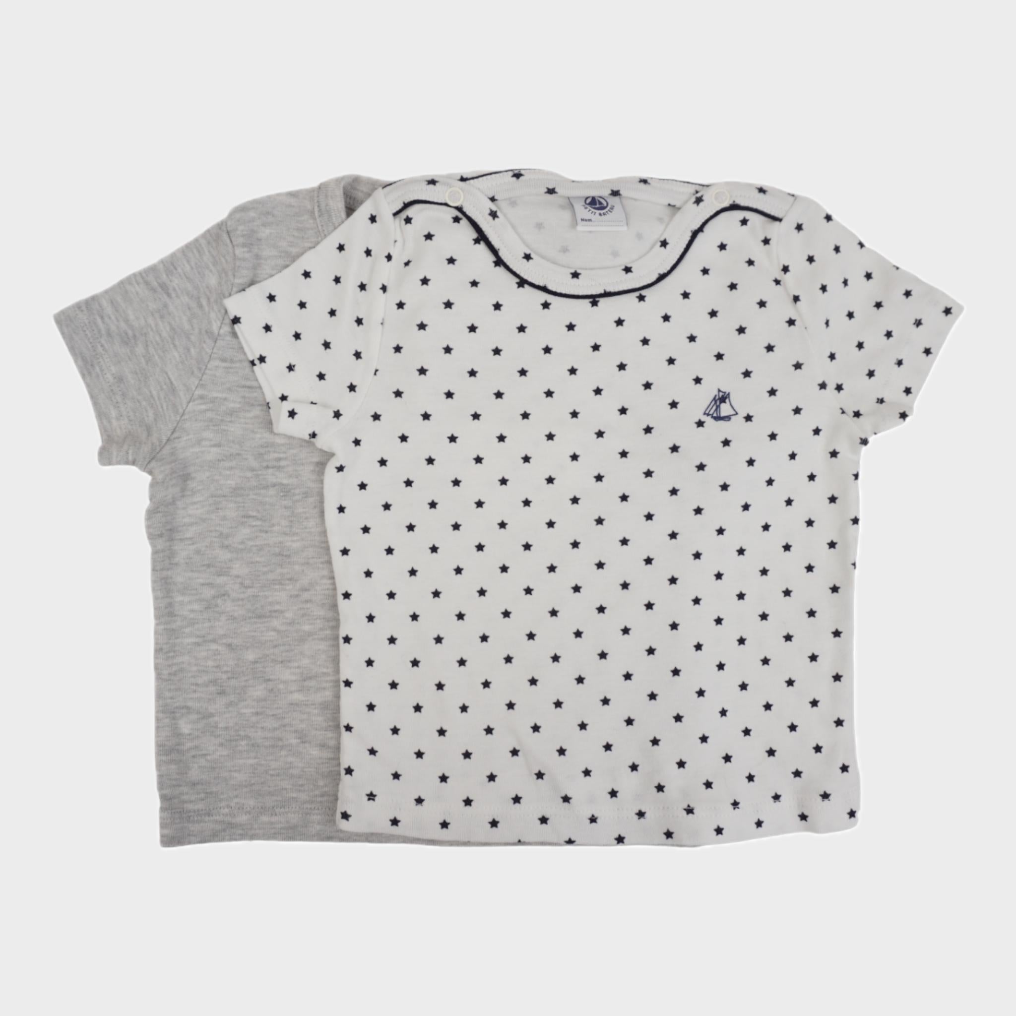Lot de 2 t-shirts Multicolore - 12 mois