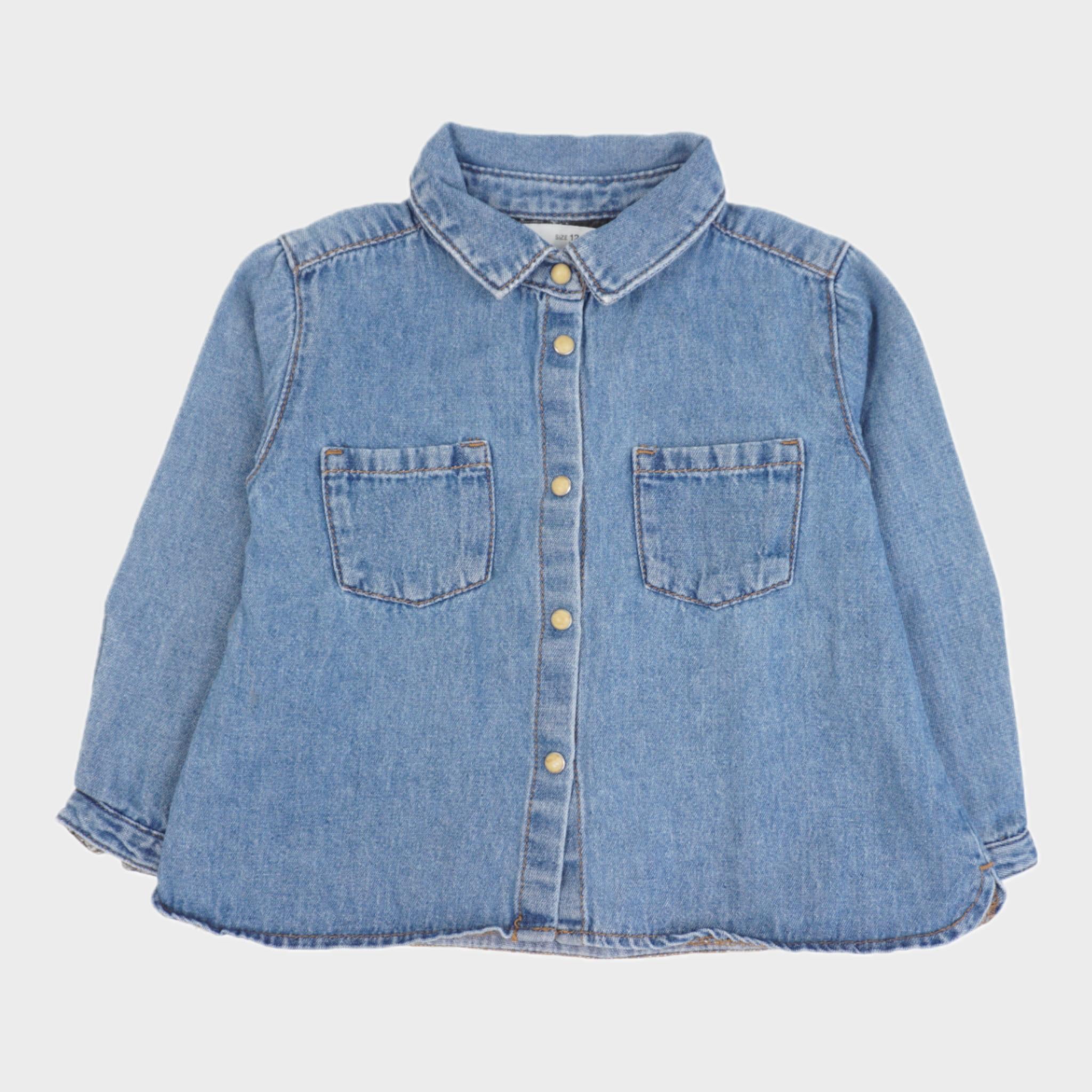 Chemise Bleu - 12/18 mois