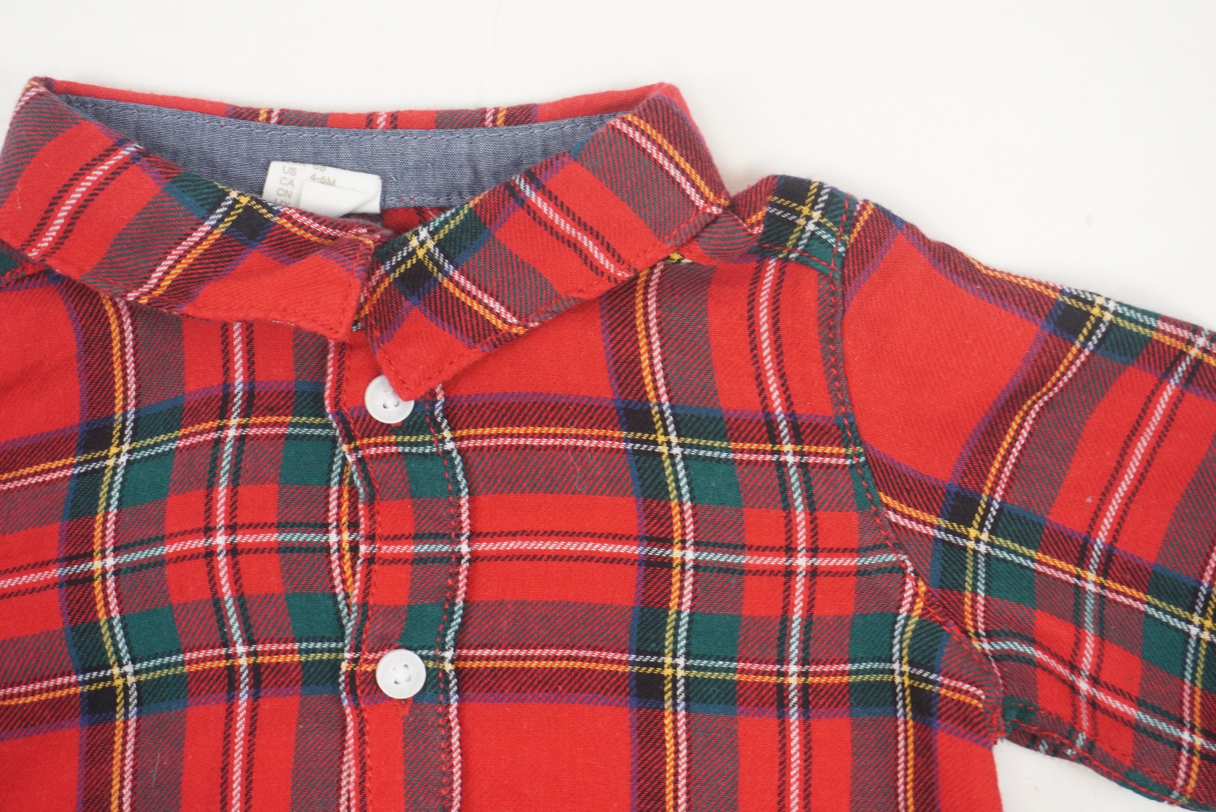 Chemise Rouge - 6 mois