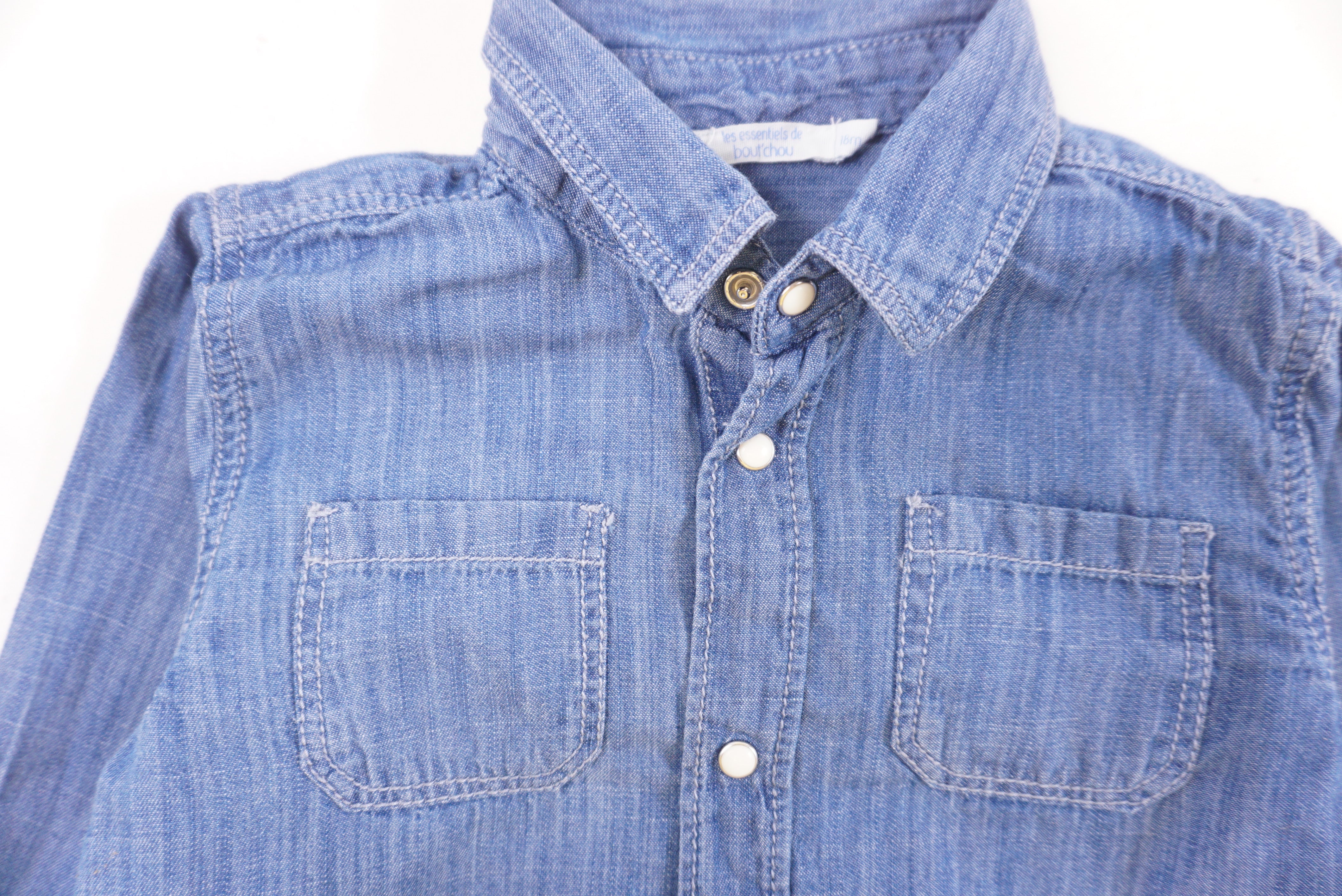 Chemise Bleu - 18 mois