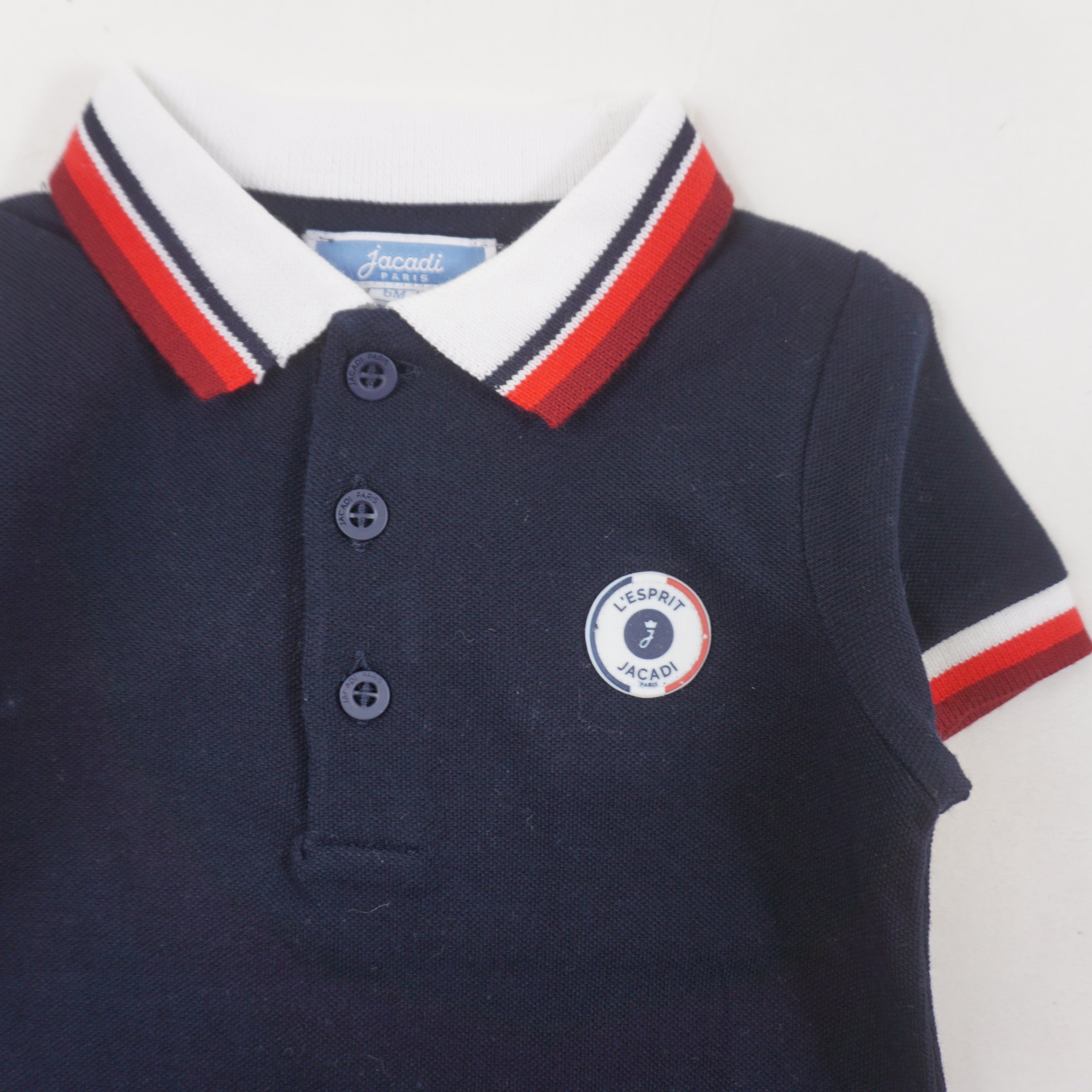 Combishort Bleu - 6 mois