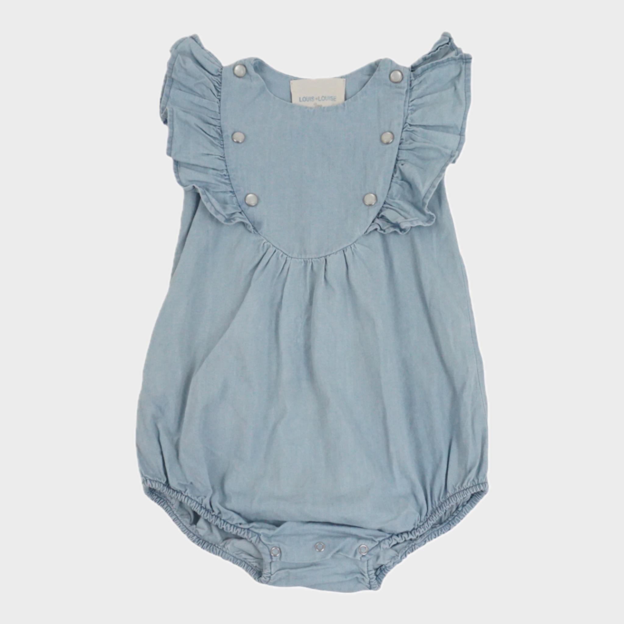 Barboteuse Bleu - 6 mois