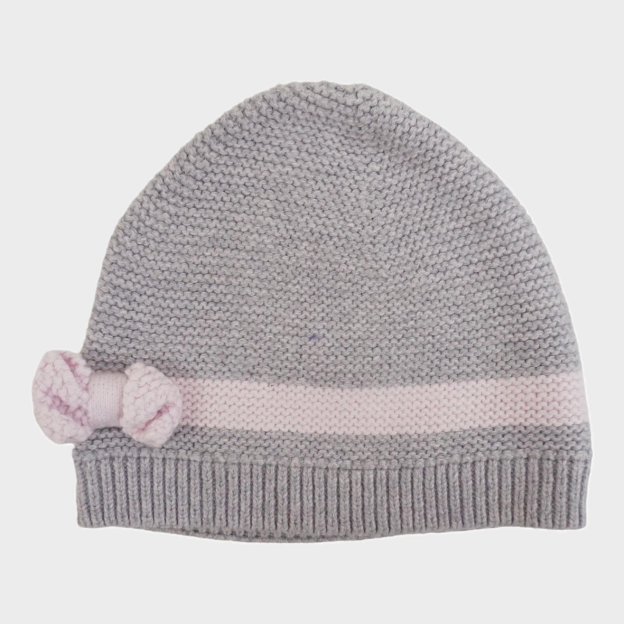 Bonnet Gris - 0/3 mois