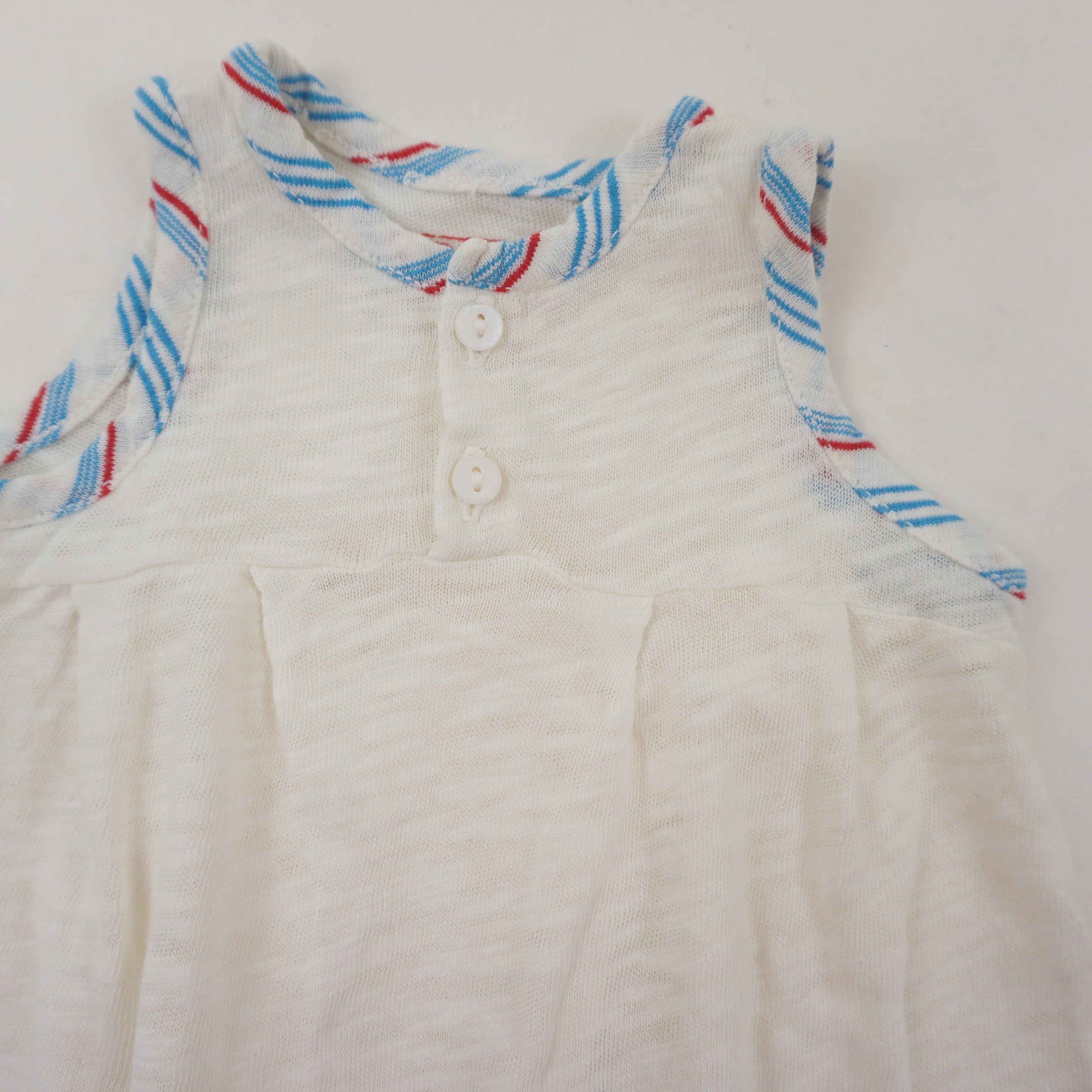 Barboteuse Blanc - 3 mois