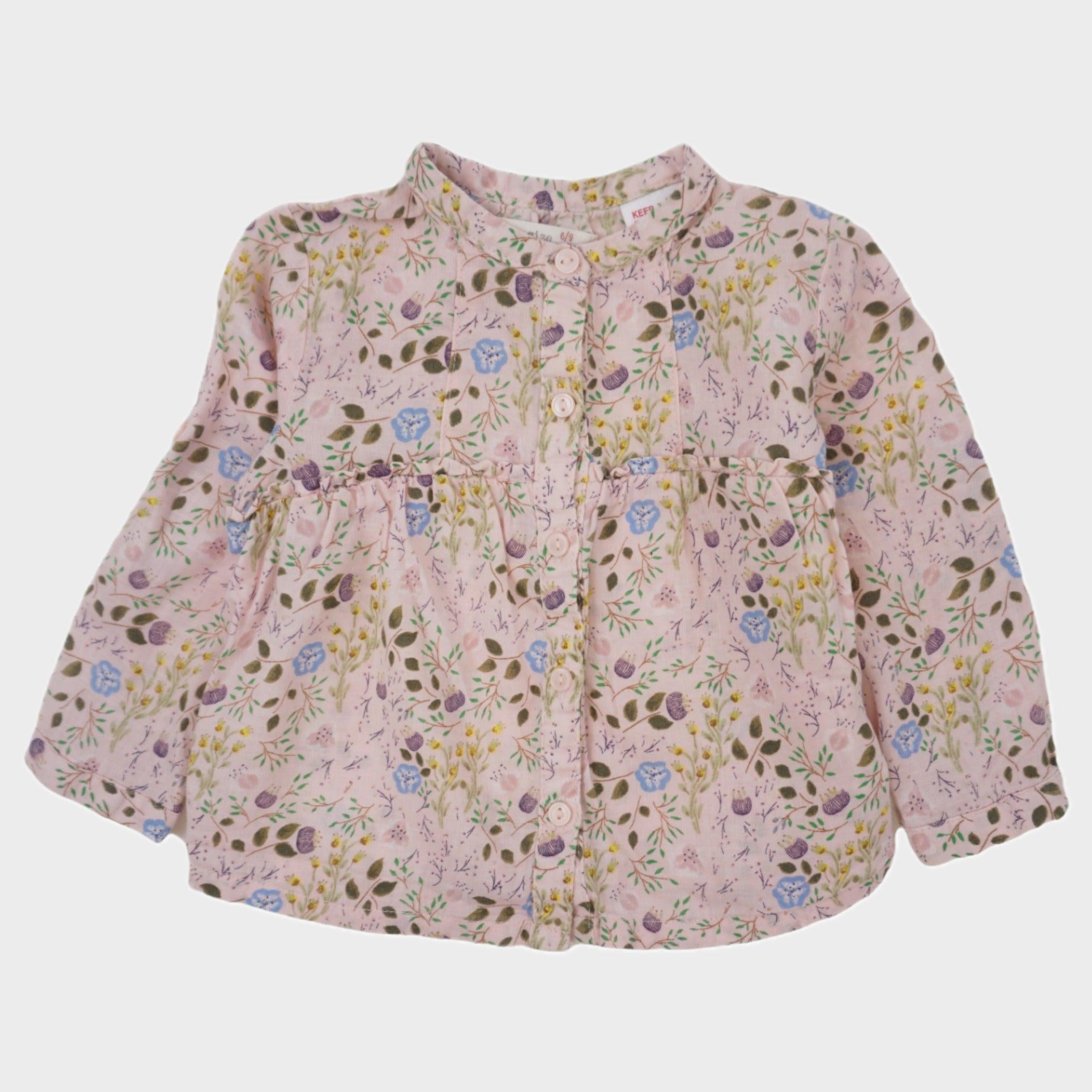 Chemise Rose - 6/9 mois