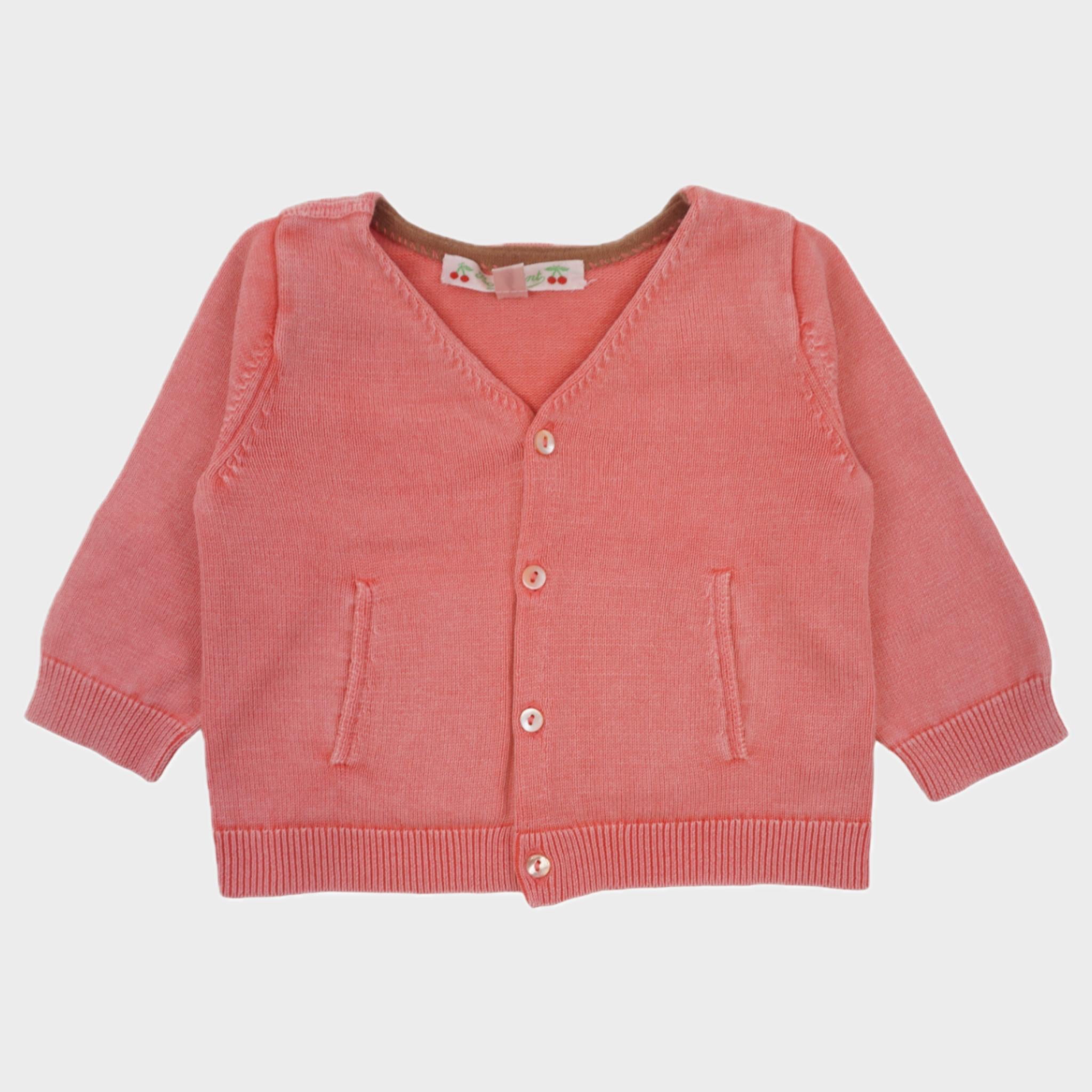 Gilet Rose - 3/6 mois