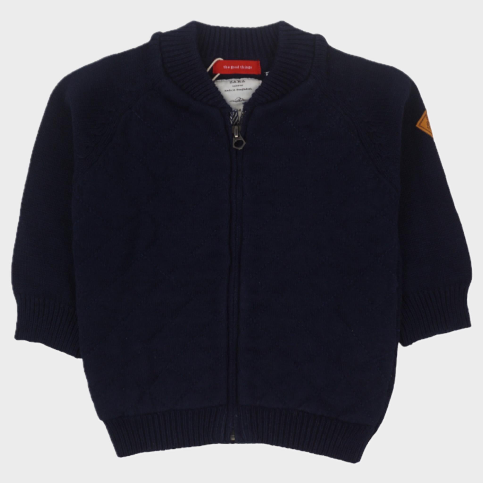 Gilet Bleu - 6/9 mois