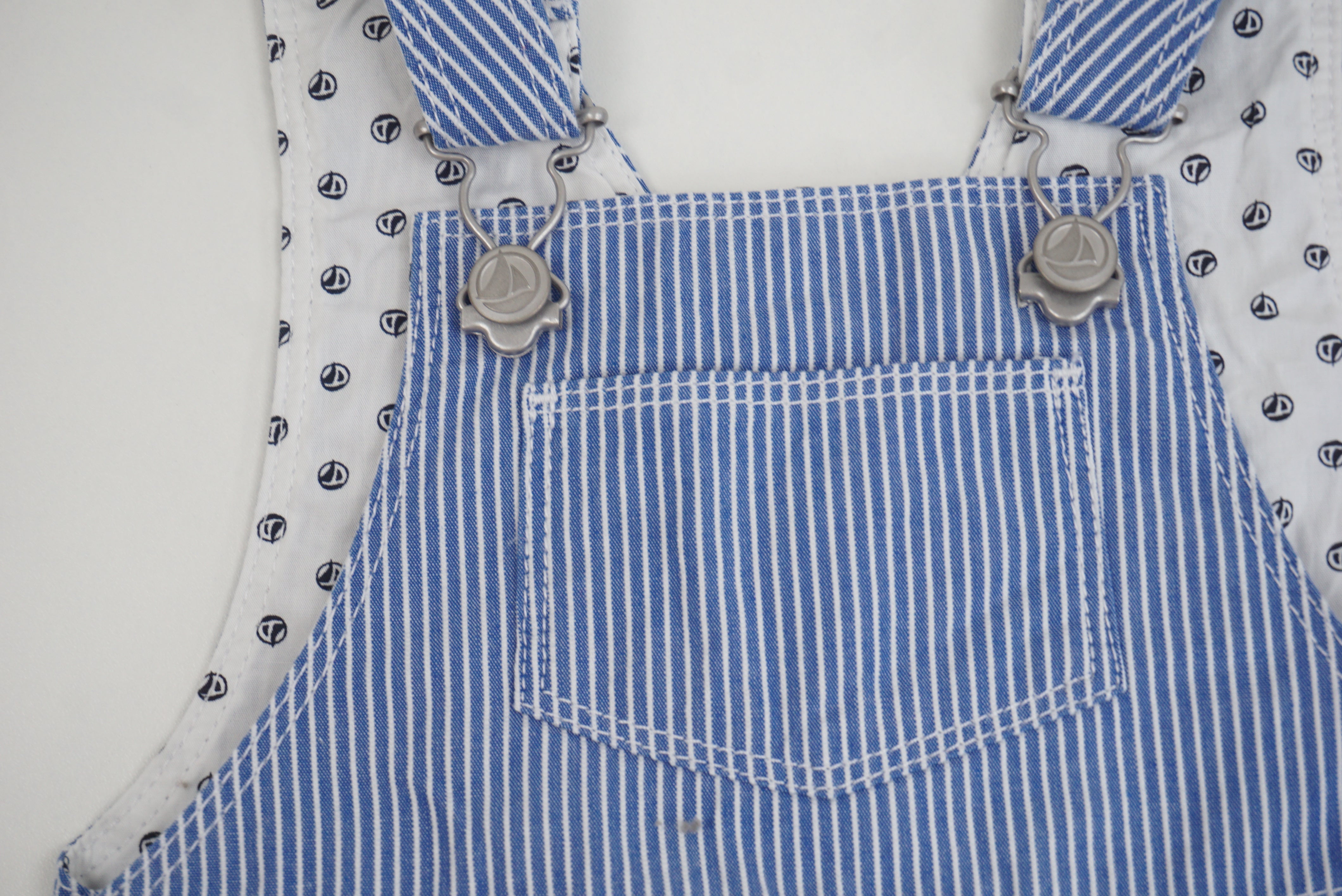 Salopette Bleu - 6 mois