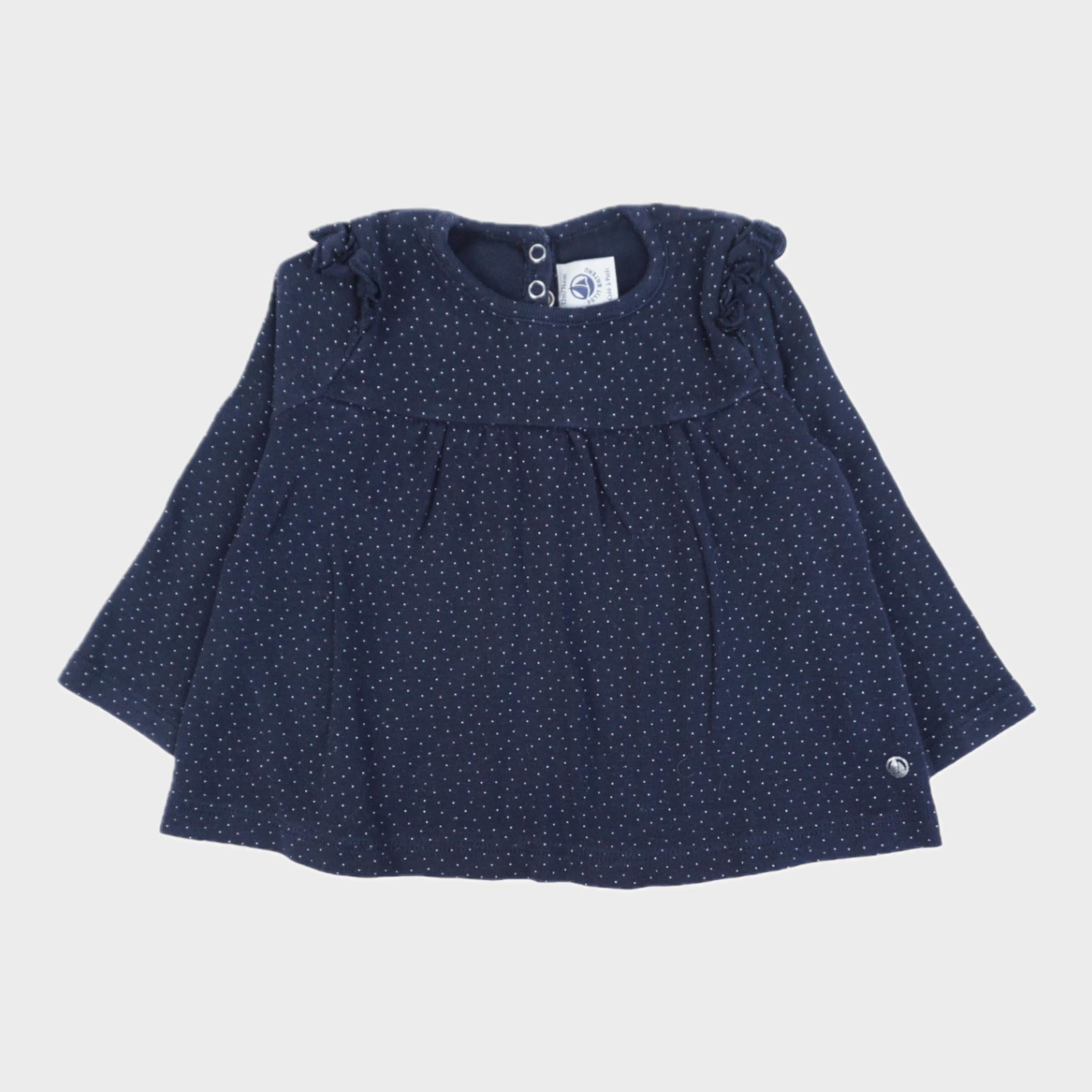 T-shirt Marine - 12 mois