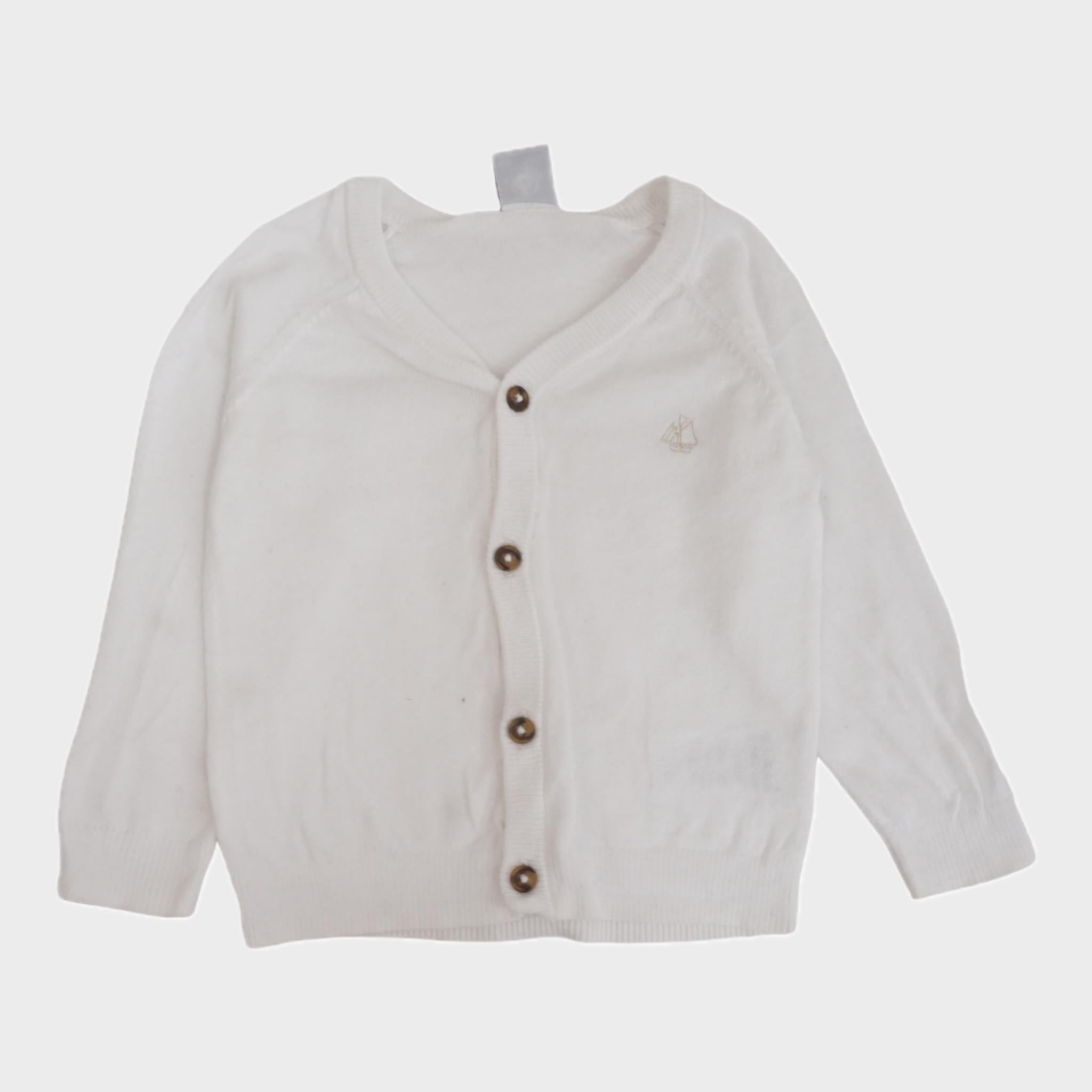 Gilet Blanc - 12 mois