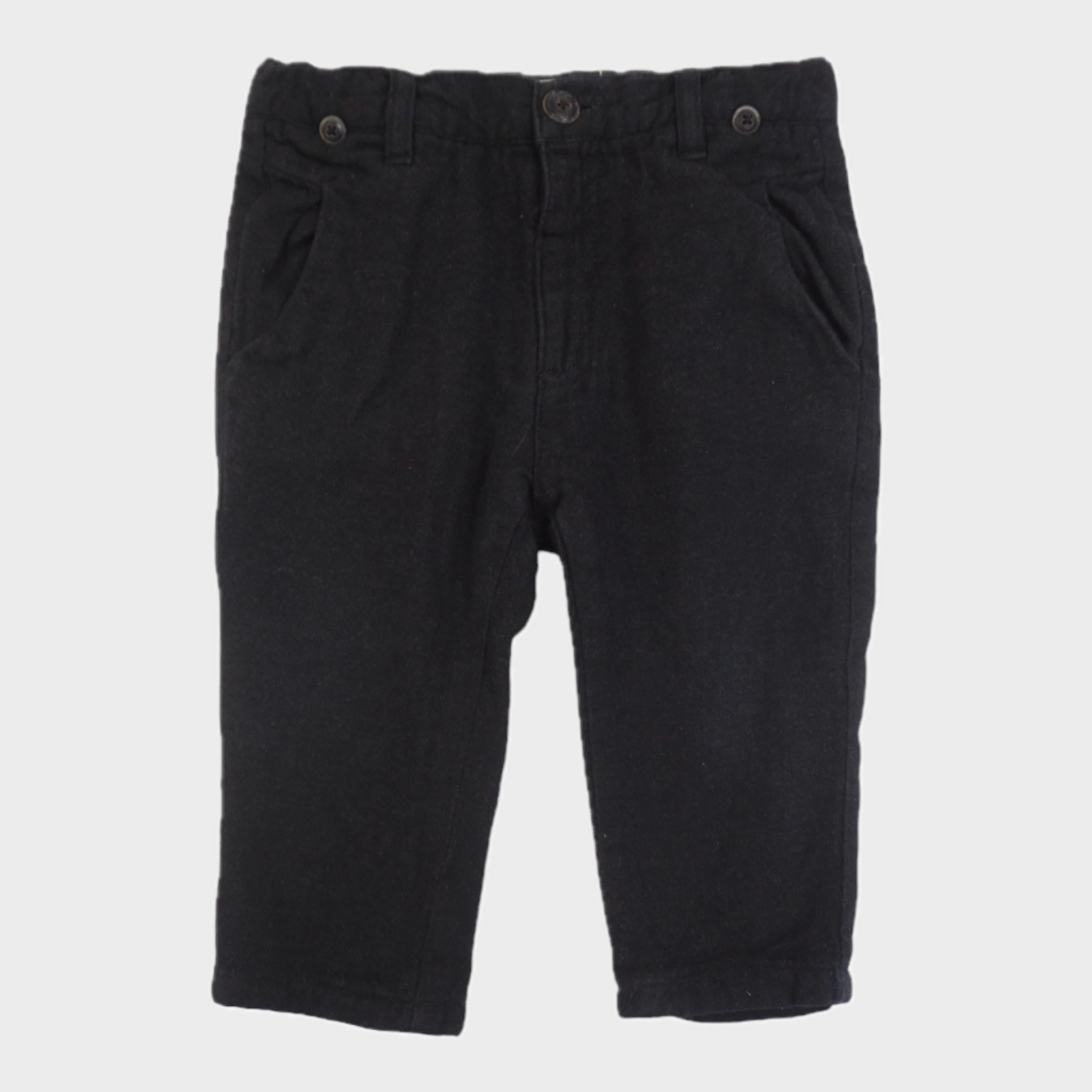 Pantalon Anthracite - 6/9 mois