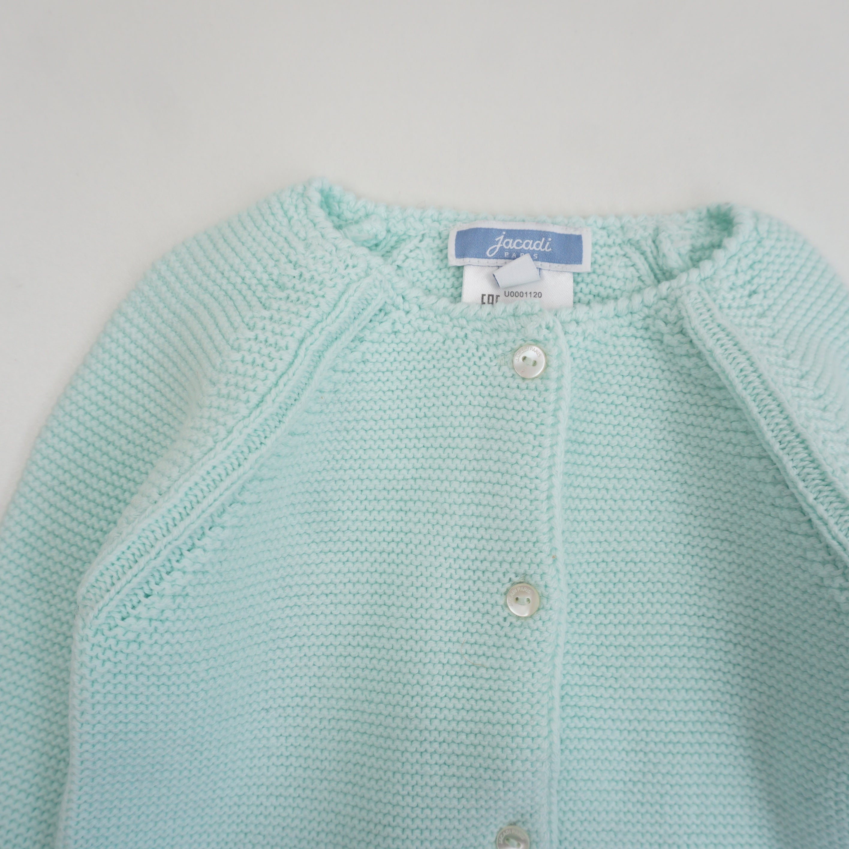 Gilet Turquoise - 6 mois