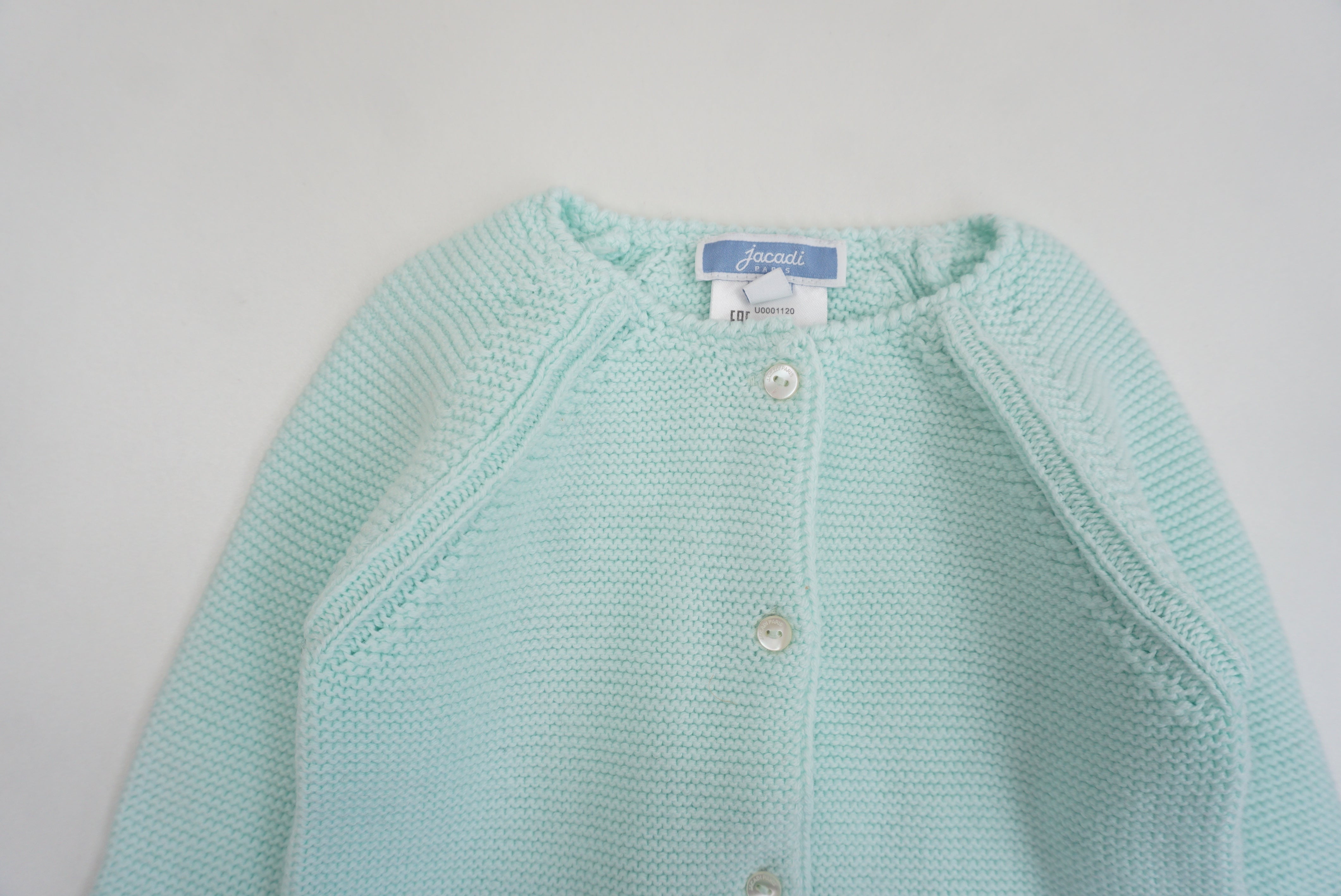Gilet Turquoise - 6 mois