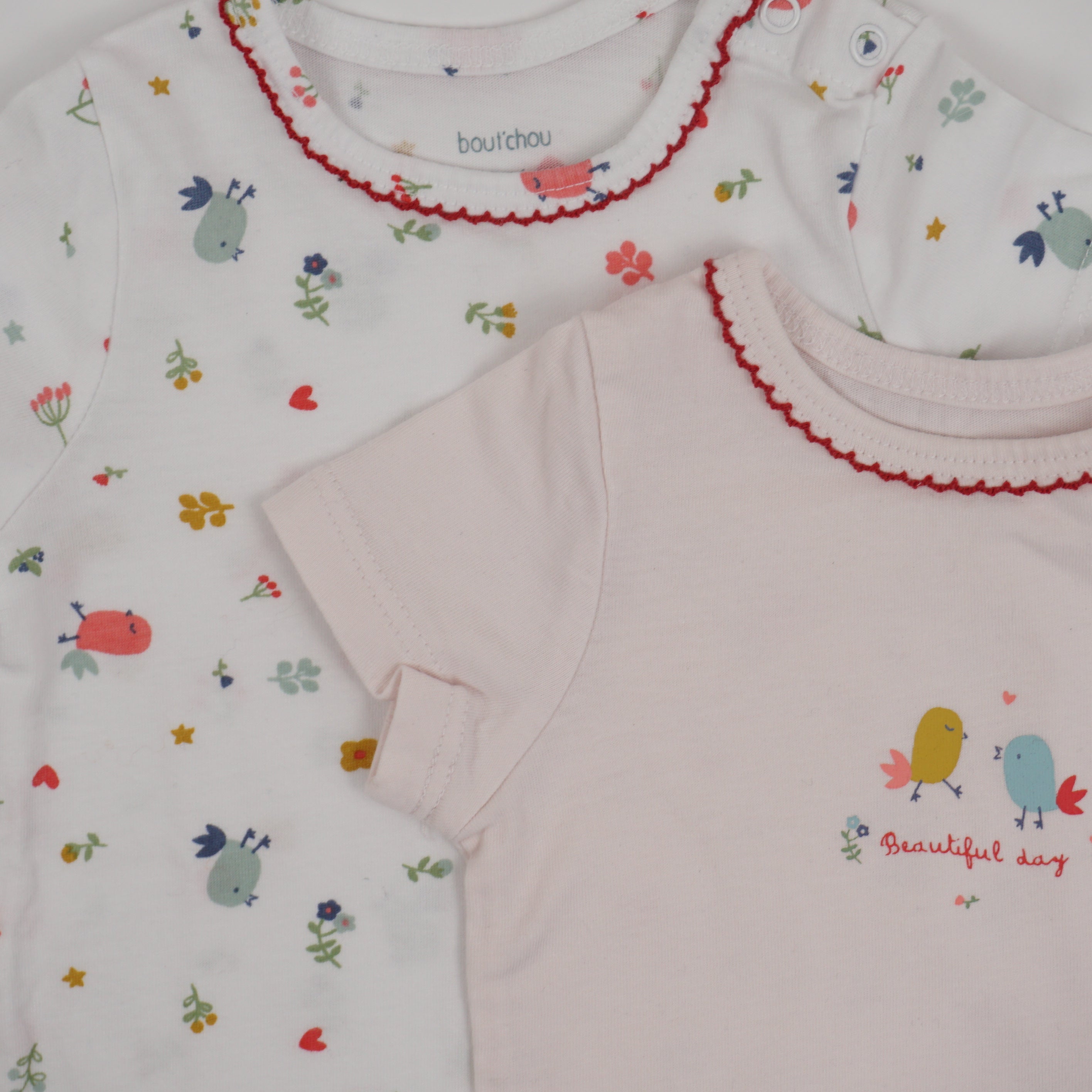 Lot de 2 Combishorts Multicolore - 1 mois