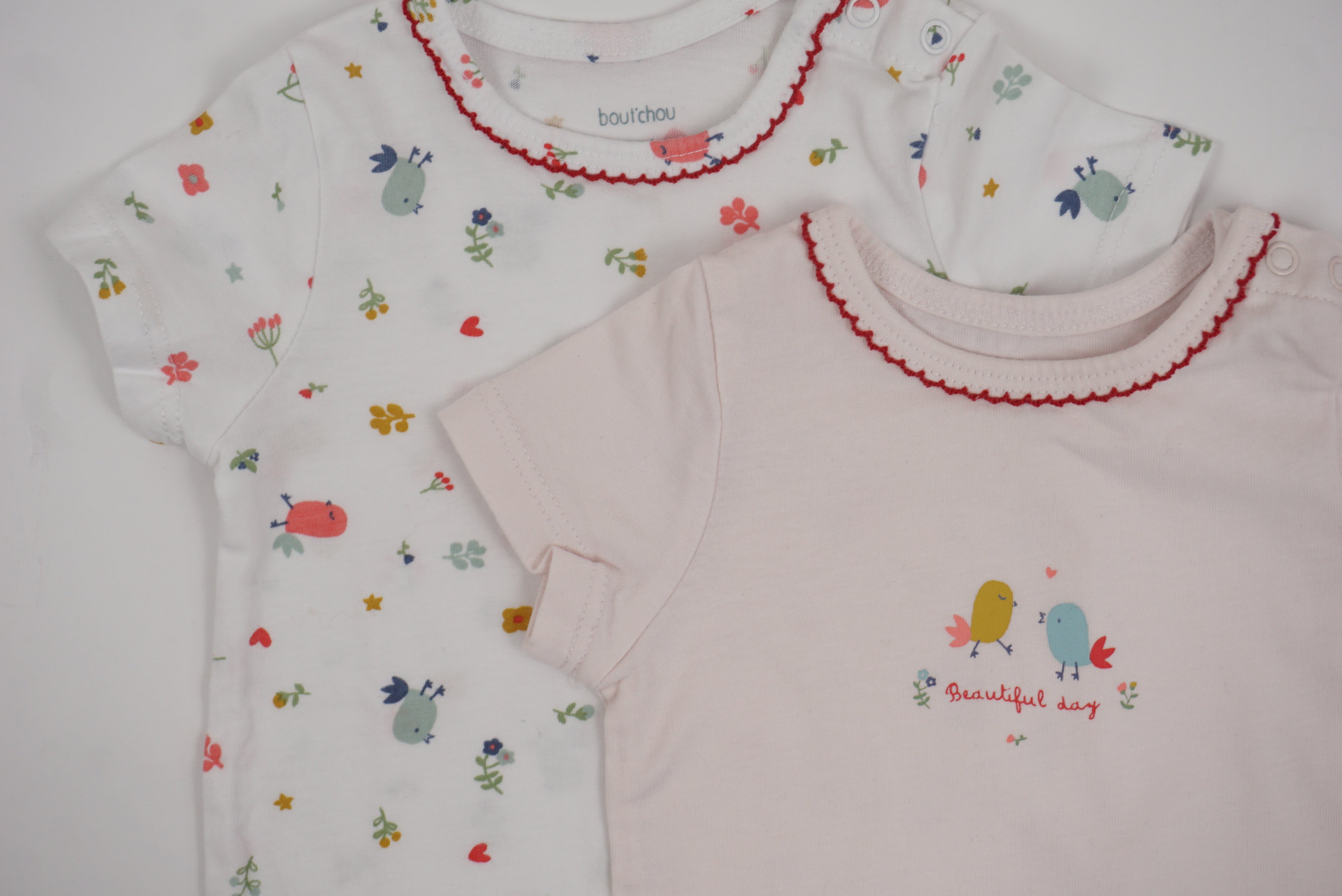 Lot de 2 Combishorts Multicolore - 1 mois