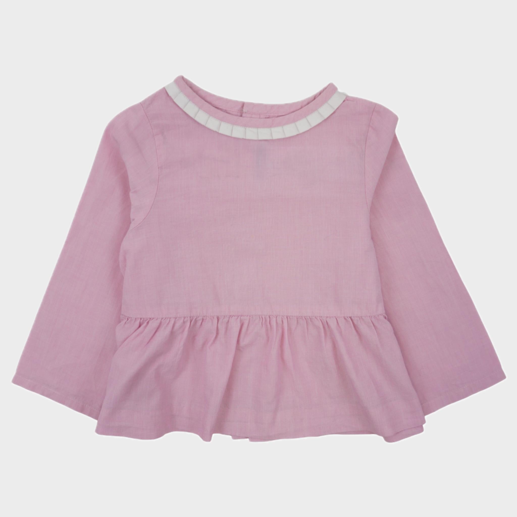 Blouse Rose - 18 mois